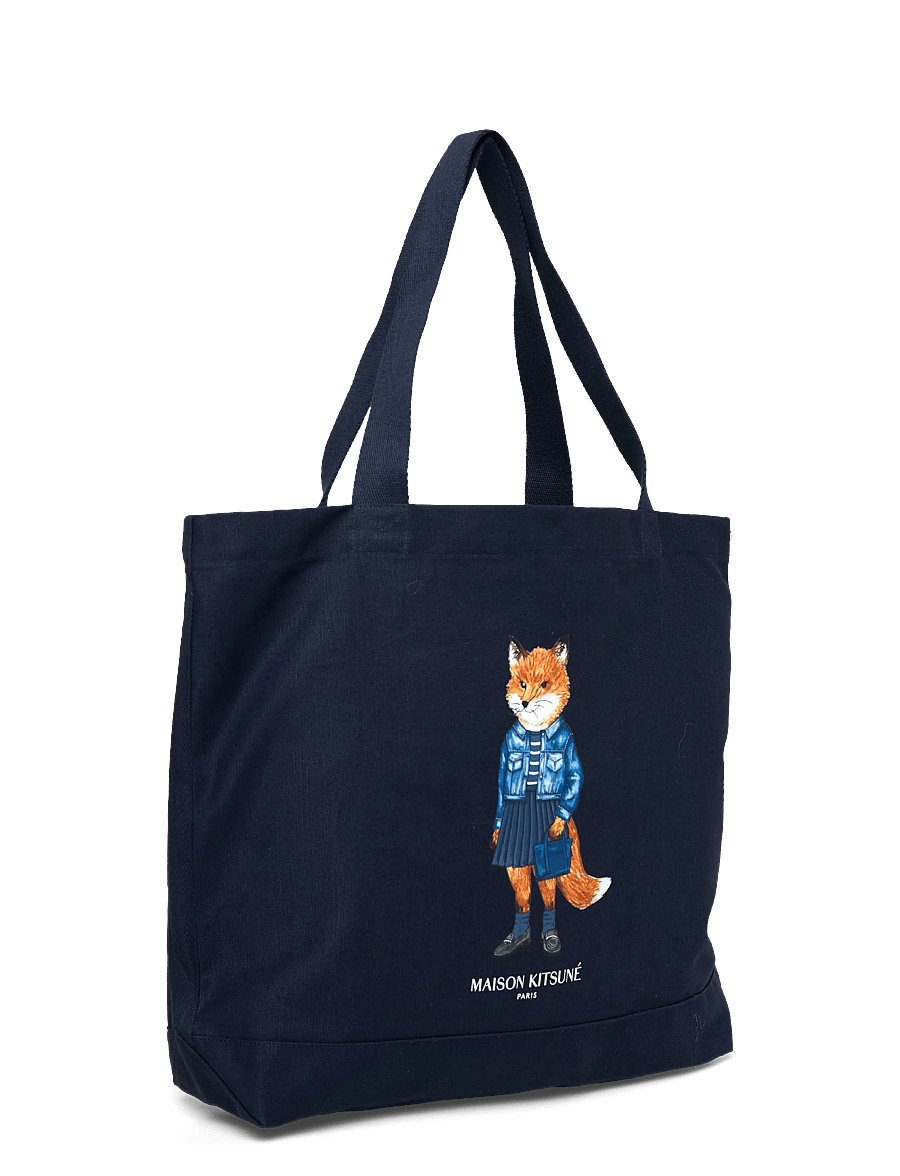 Maison Kitsune - DRESSED FOX TOTE - shoppers - classicnavy - 2
