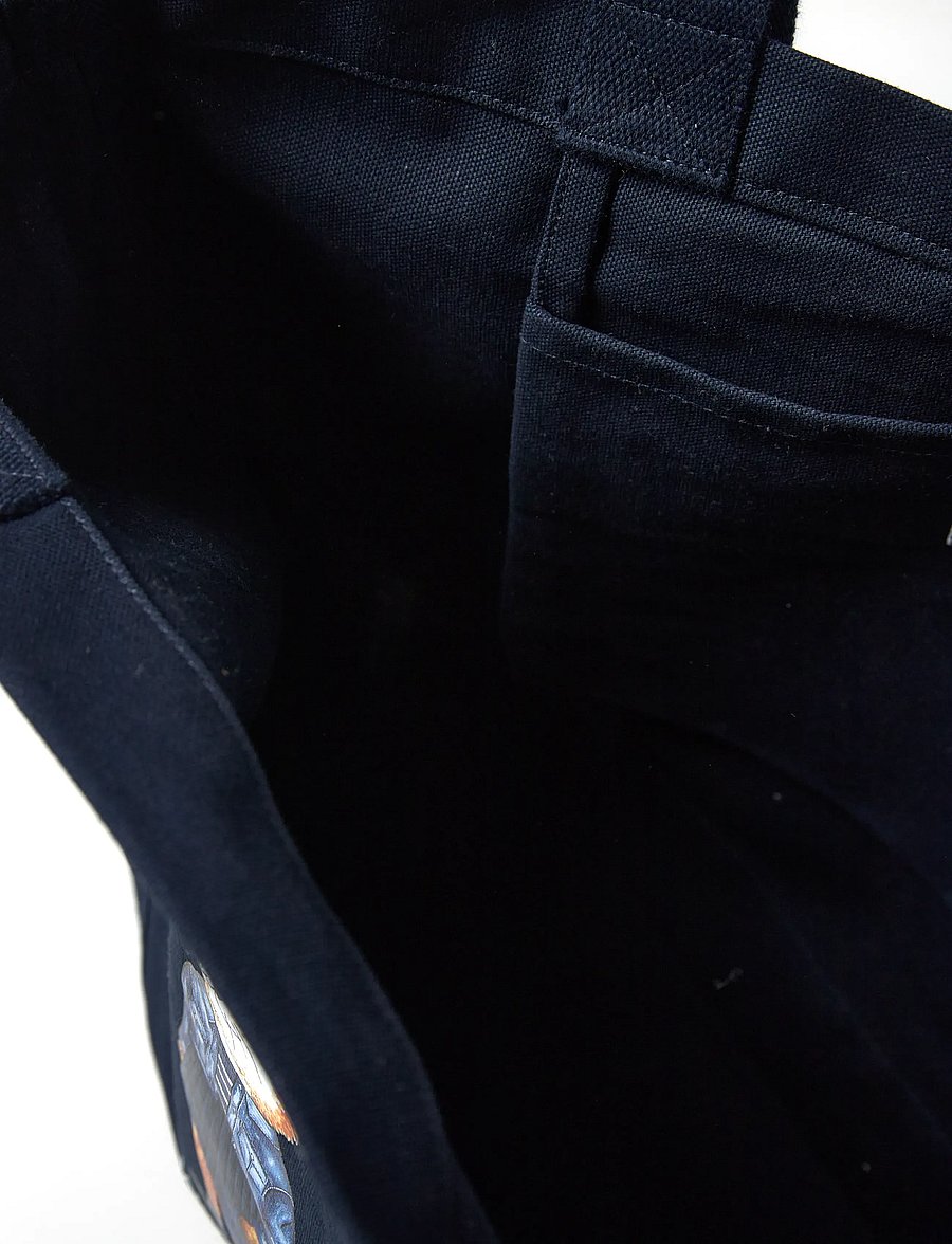 Maison Kitsune - DRESSED FOX TOTE - shoppers - classicnavy - 4