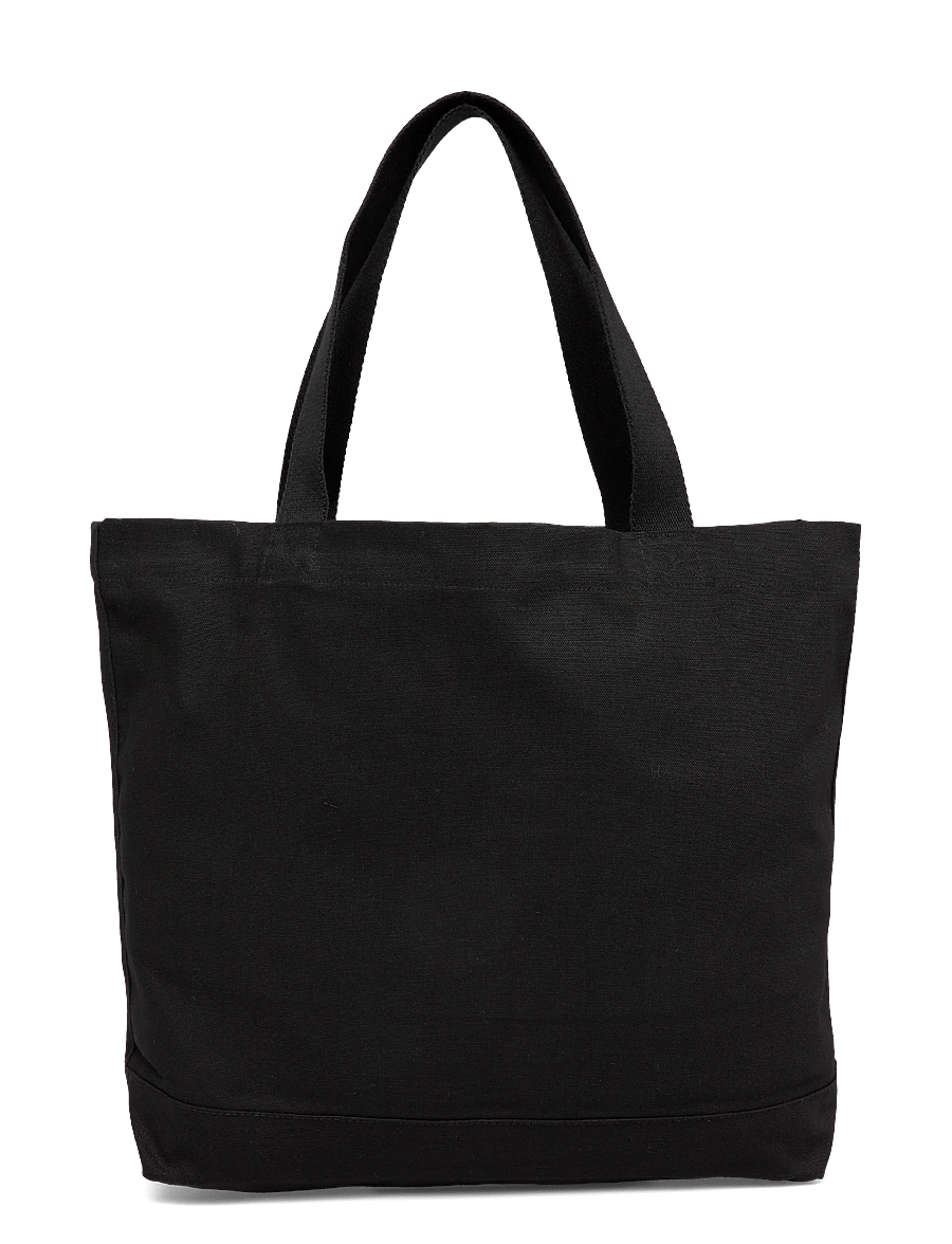 Maison Kitsune - MAISON KITSUNE HANDWRITING TOTE - tote bags - black - 1