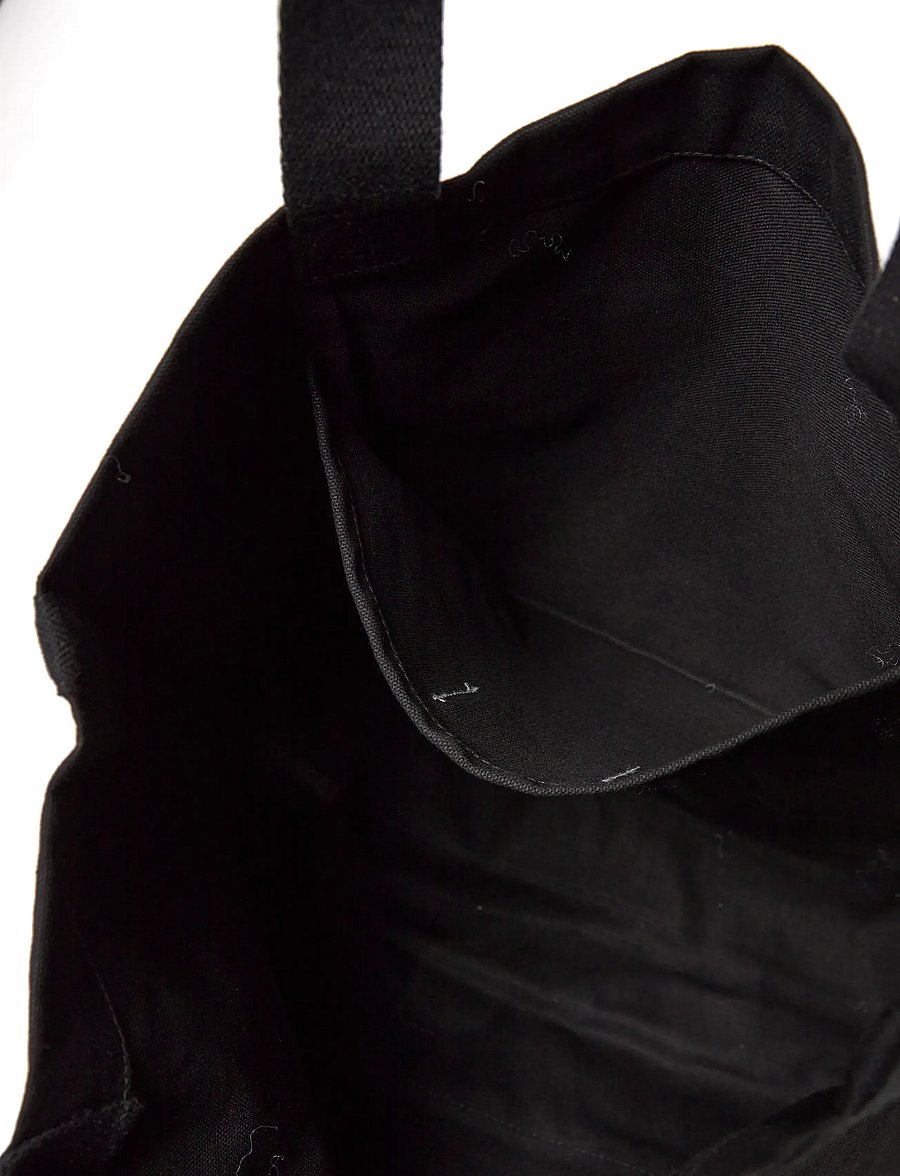 Maison Kitsune - MAISON KITSUNE HANDWRITING TOTE - tote bags - black - 4