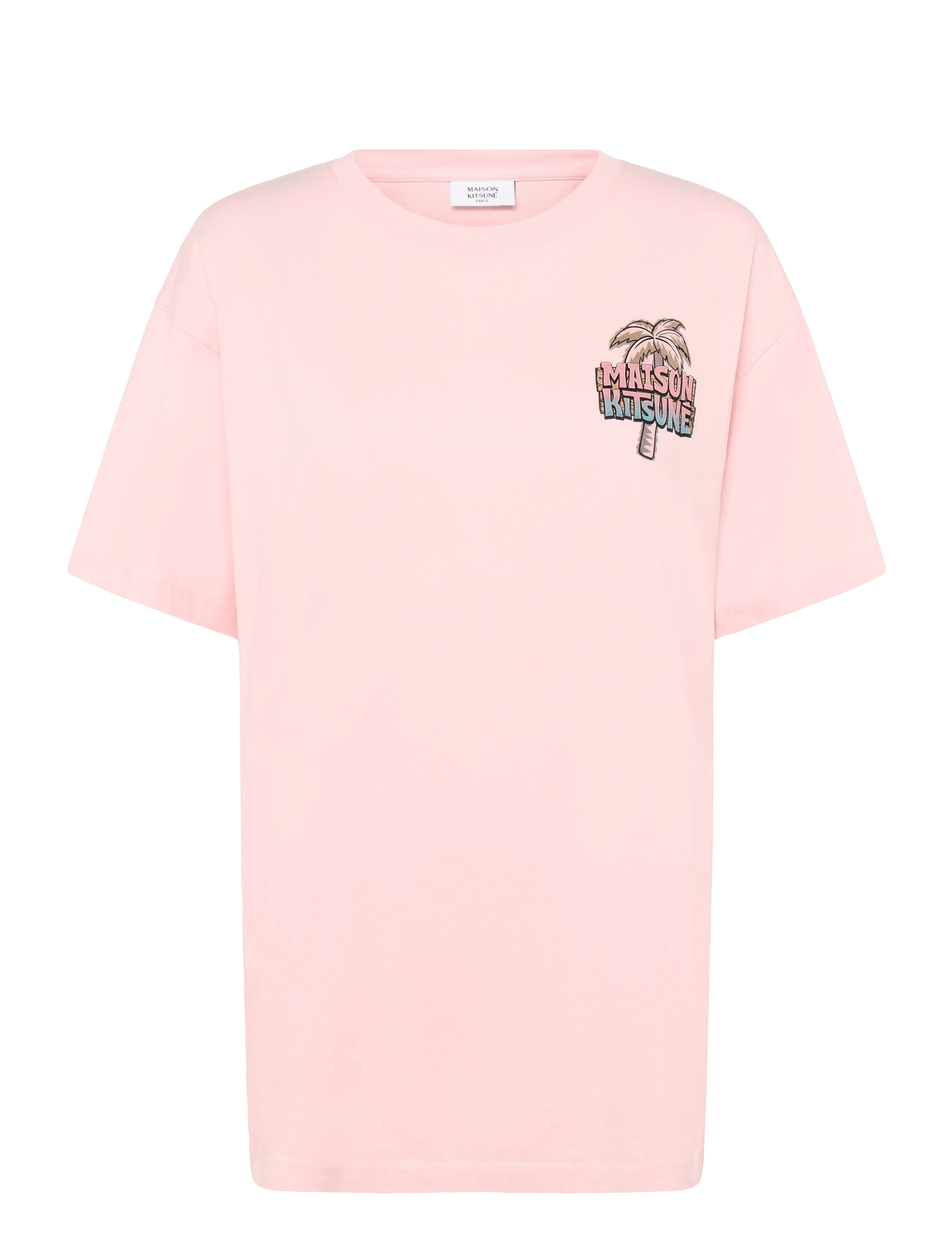 Maison Kitsune - 6-18 MAISON KITSUNE BEACH CLUB RELAXED TEE-SHIRT - milkshake - 1