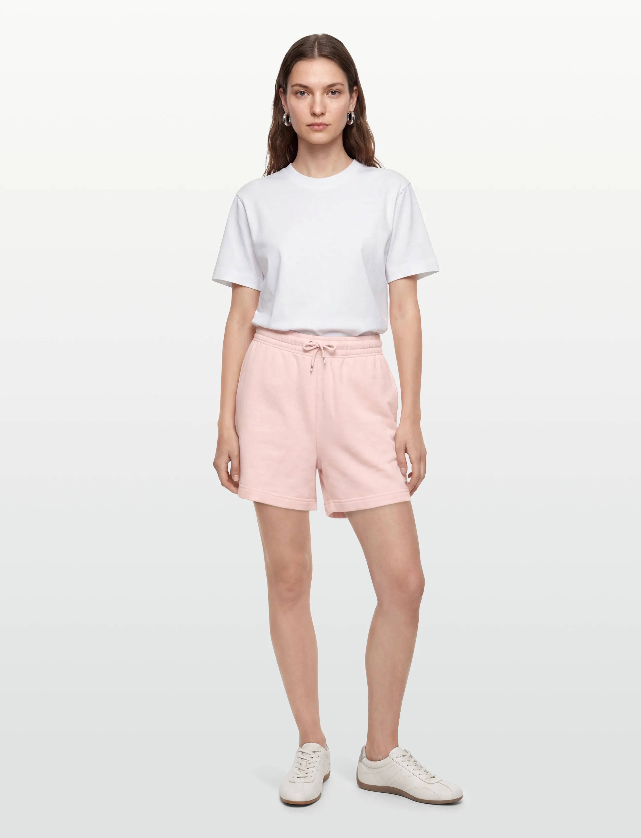 Maison Kitsune 6-18 Maison Kitsune Beach Club Jog Short, S, Pink, Shorts > Afslappede Shorts, Dame