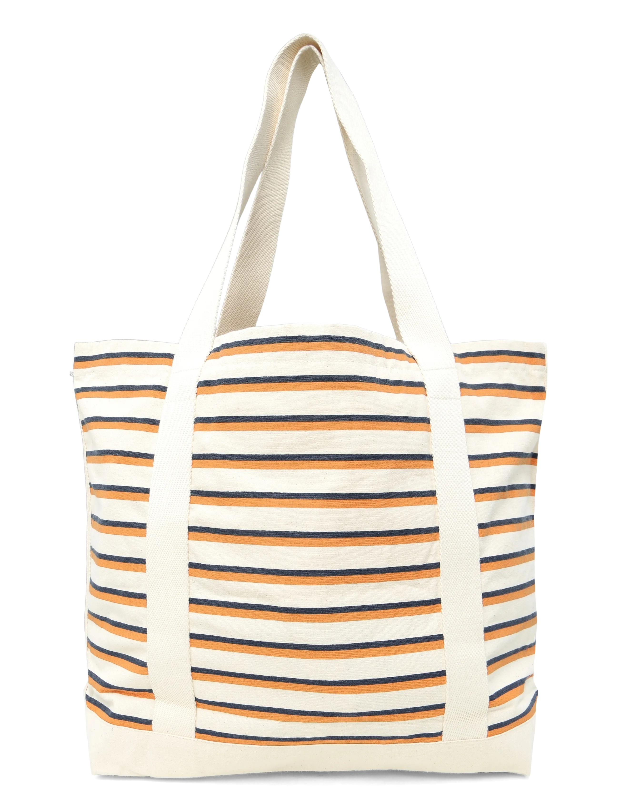 "Coffee Cup" Striped Shopping Bag 2