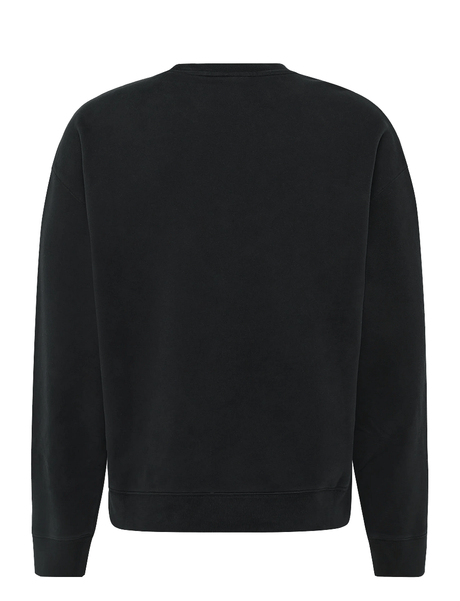 Maison Kitsune - CAFE KITSUNE COFFEE CUP RELAX SWEATSHIRT - sweatshirts - black - 1