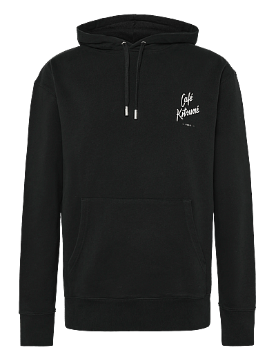 Maison Kitsune Hoodie Cafe Kitsune New (Black/Svart) - 2289 kr
