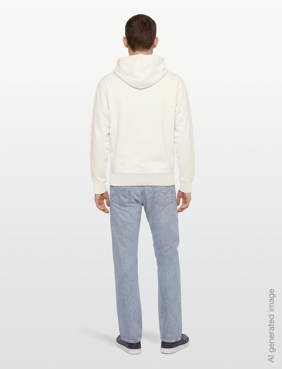 Maison Kitsune - HOODIE CAFE KITSUNE NEW - hoodies - latte - 4