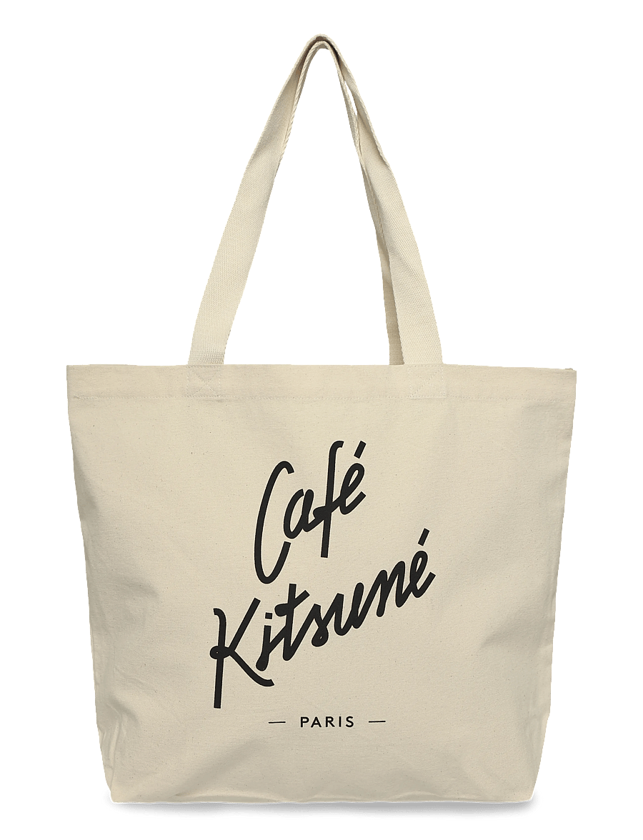 Maison Kitsune - TOTE BAG CAFE KITSUNE LT - muleposer - latte - 0