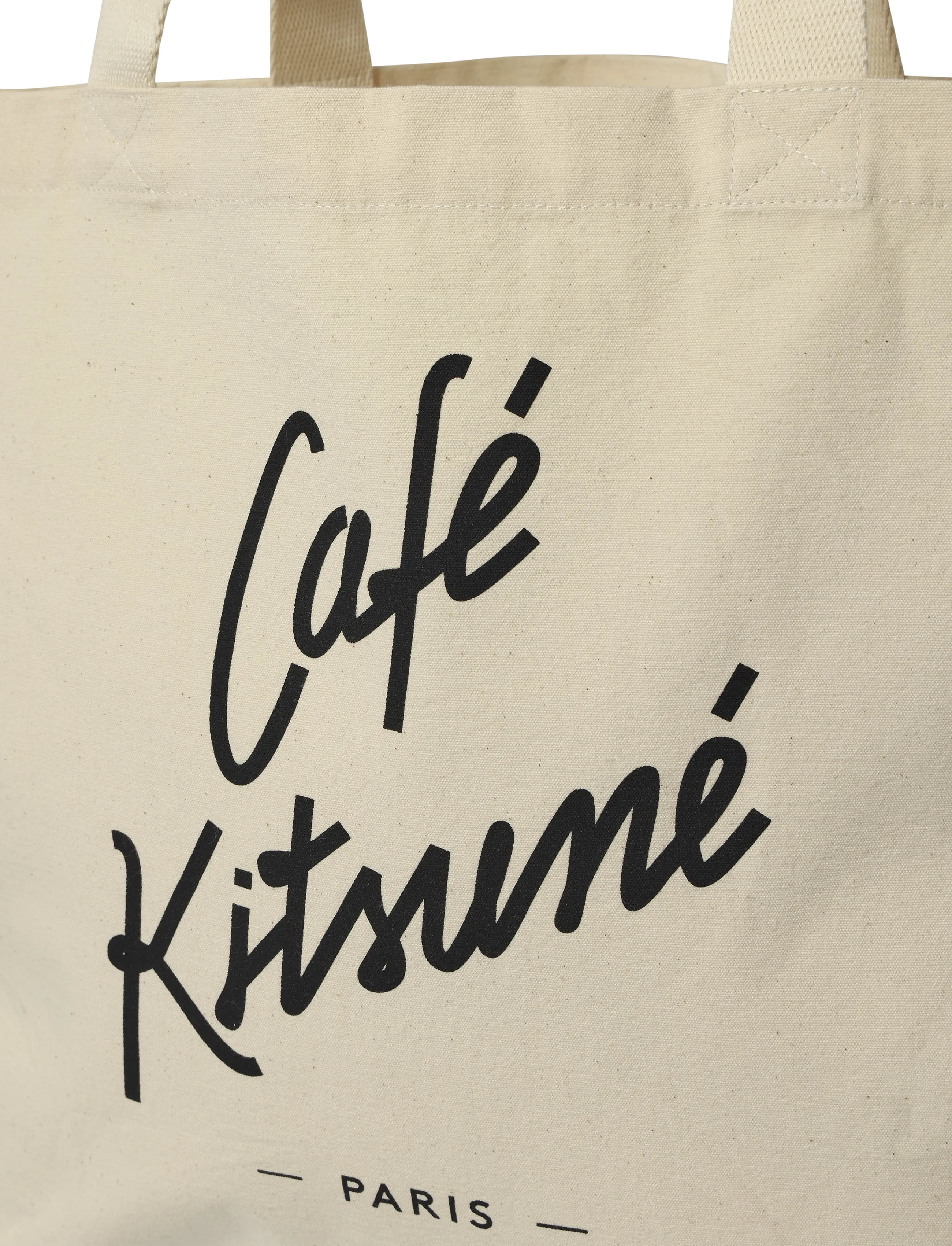 Maison Kitsune - TOTE BAG CAFE KITSUNE LT - latte - 2