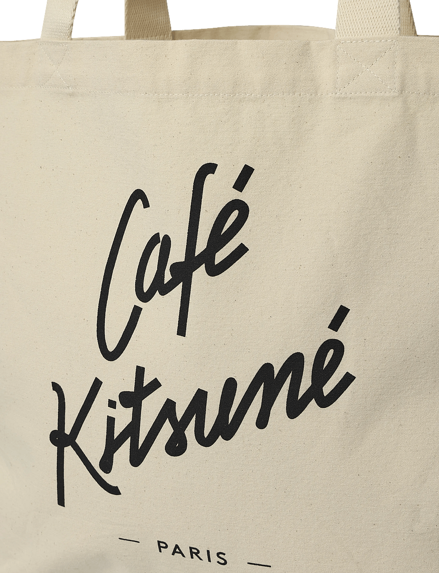 Maison Kitsune - TOTE BAG CAFE KITSUNE LT - muleposer - latte - 2