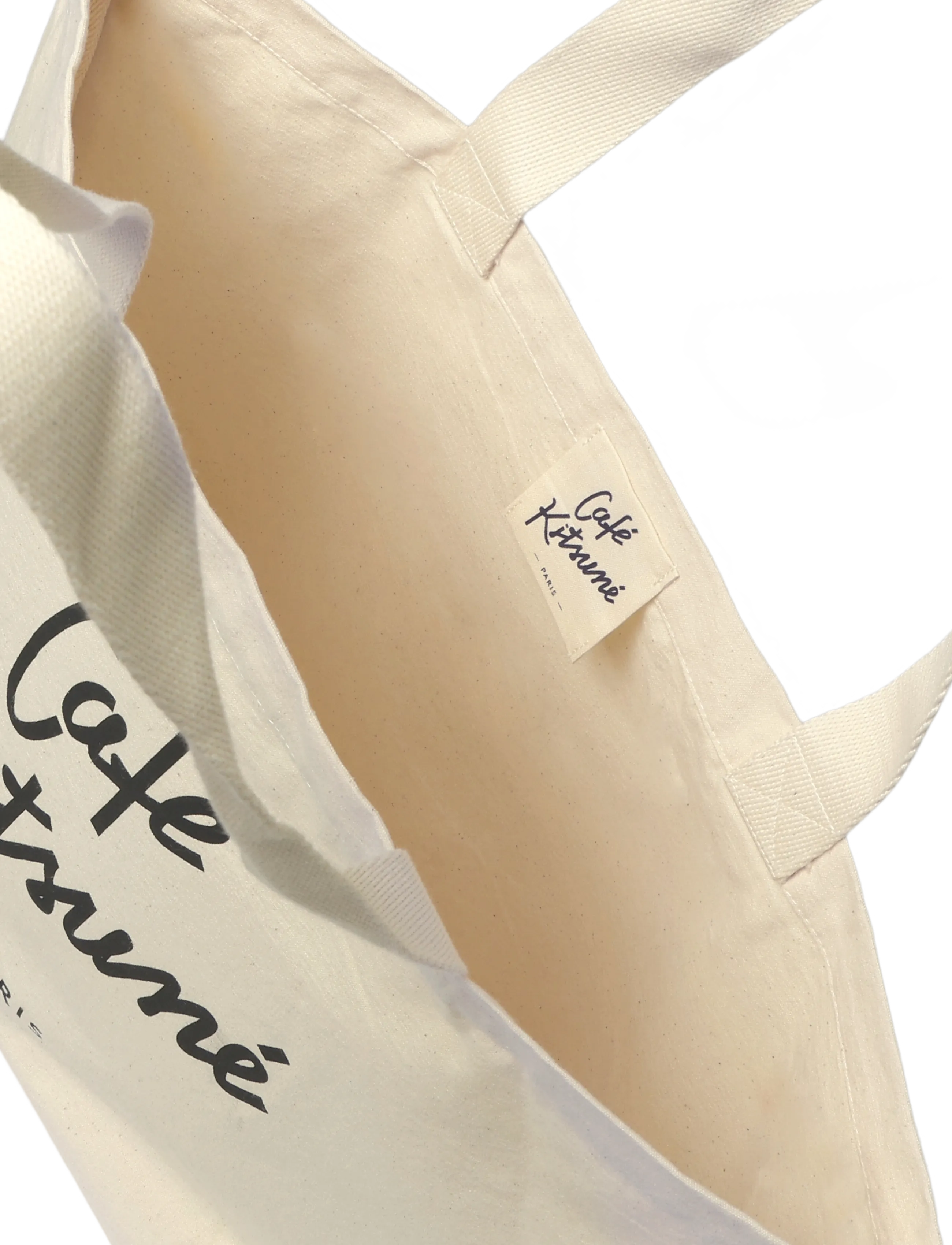 Maison Kitsune - TOTE BAG CAFE KITSUNE LT - latte - 3