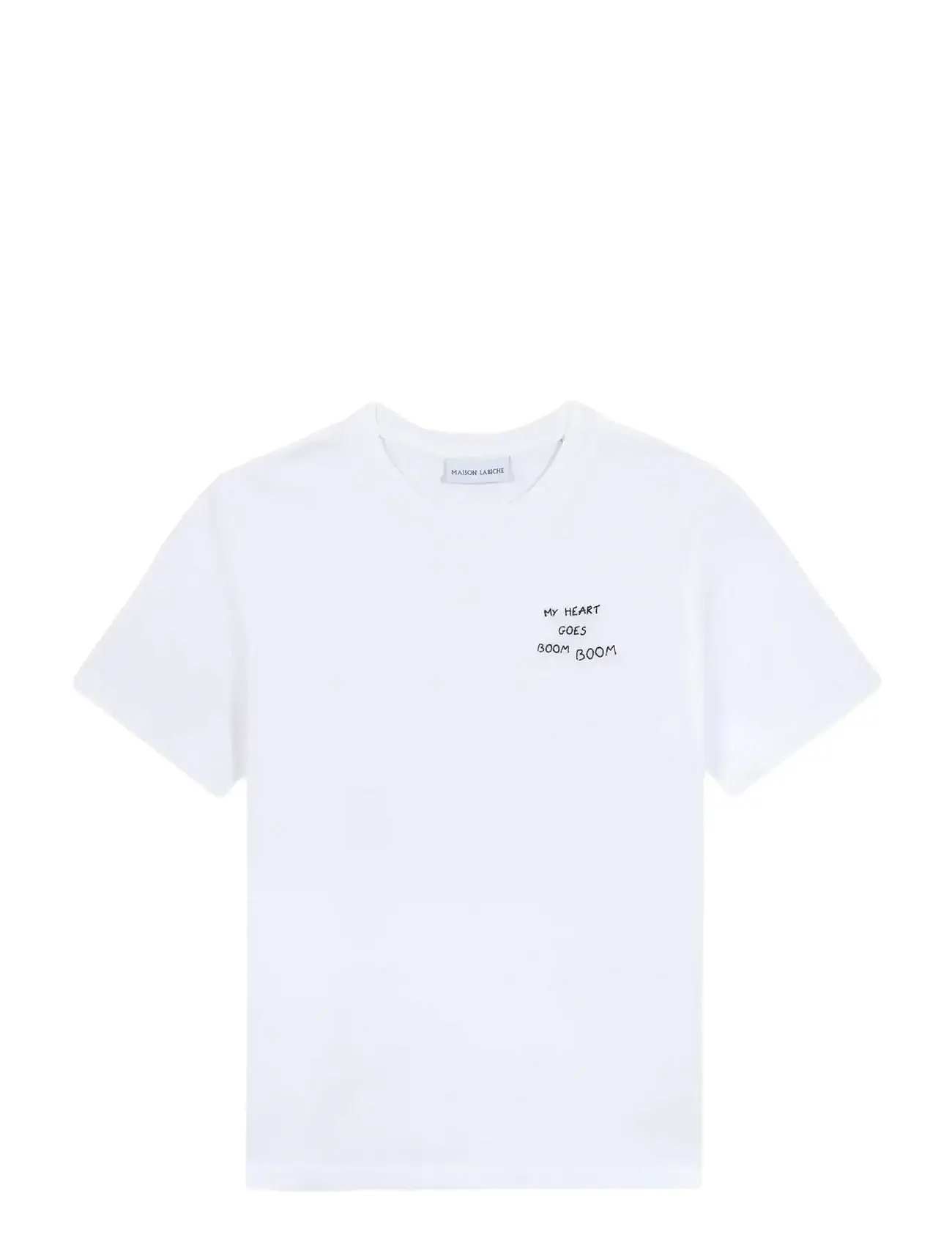 Maison Labiche Popin My Heart Goes Boom/ Gots - White - XL