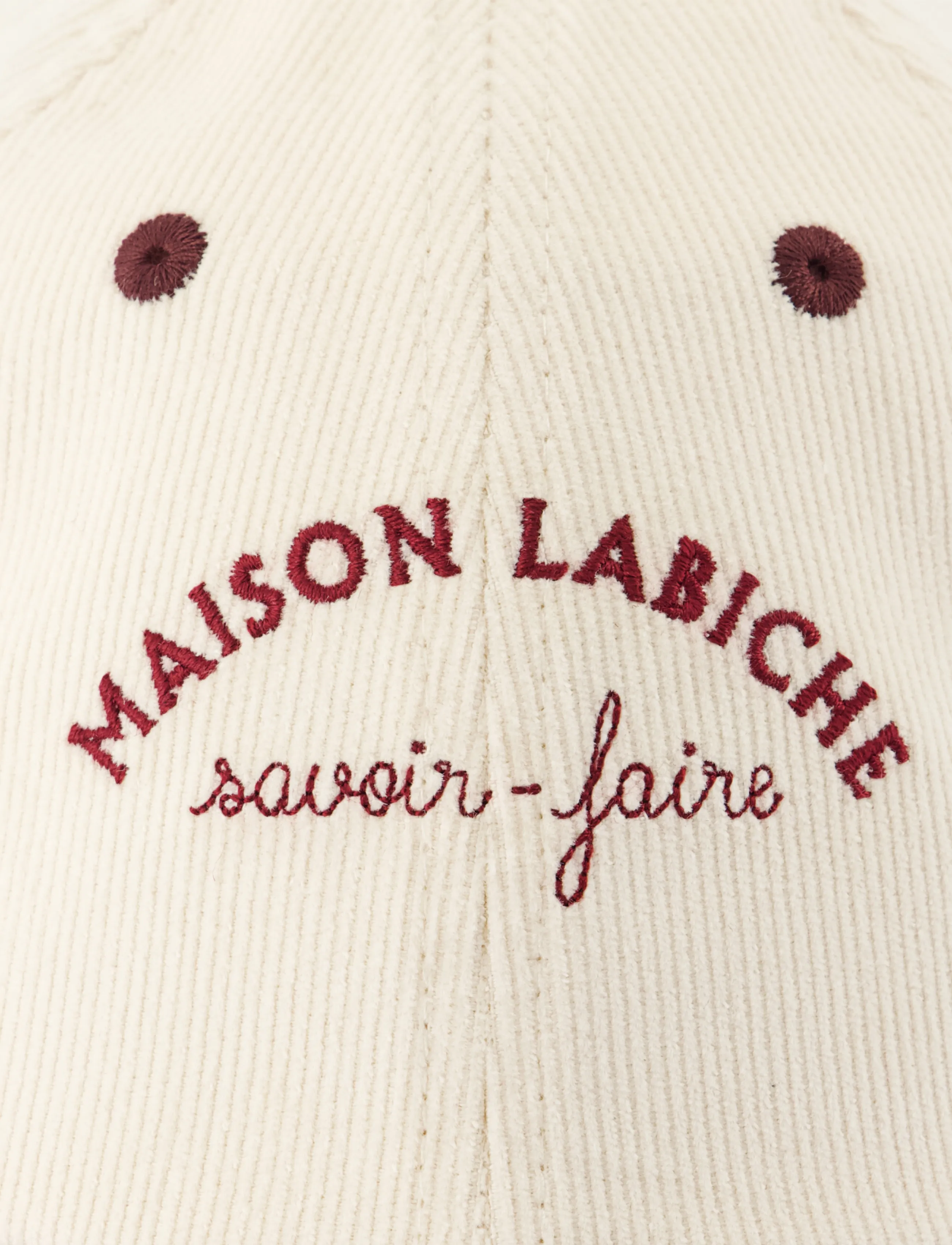 Maison Labiche - BEAUMONT MINI MNUFACTURE - velvet ivory acajou - 2
