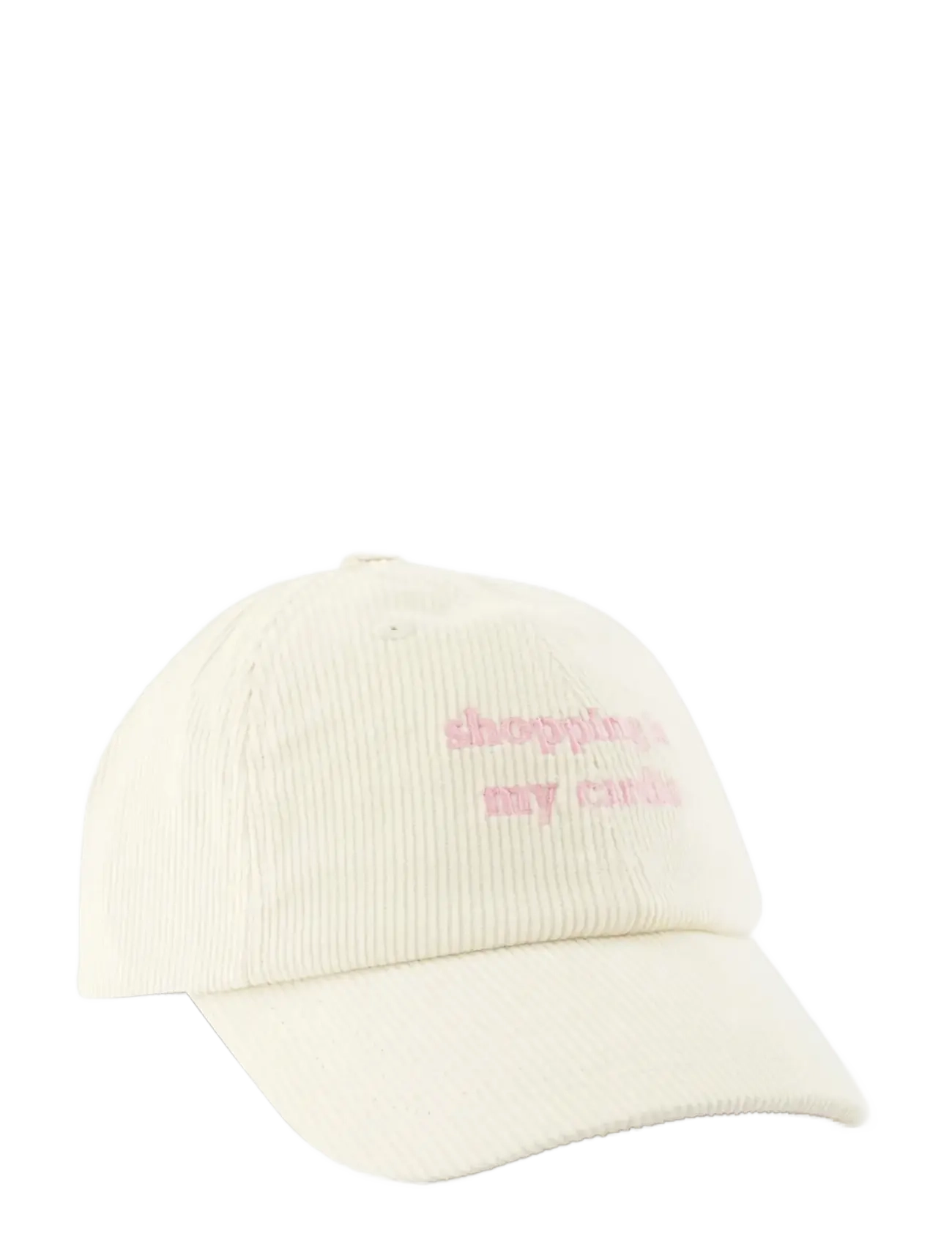 Maison Labiche Beaumont Shopping Is My Cardio, One Size, Cream, Hovedbeklædning > Kasketter, Dame
