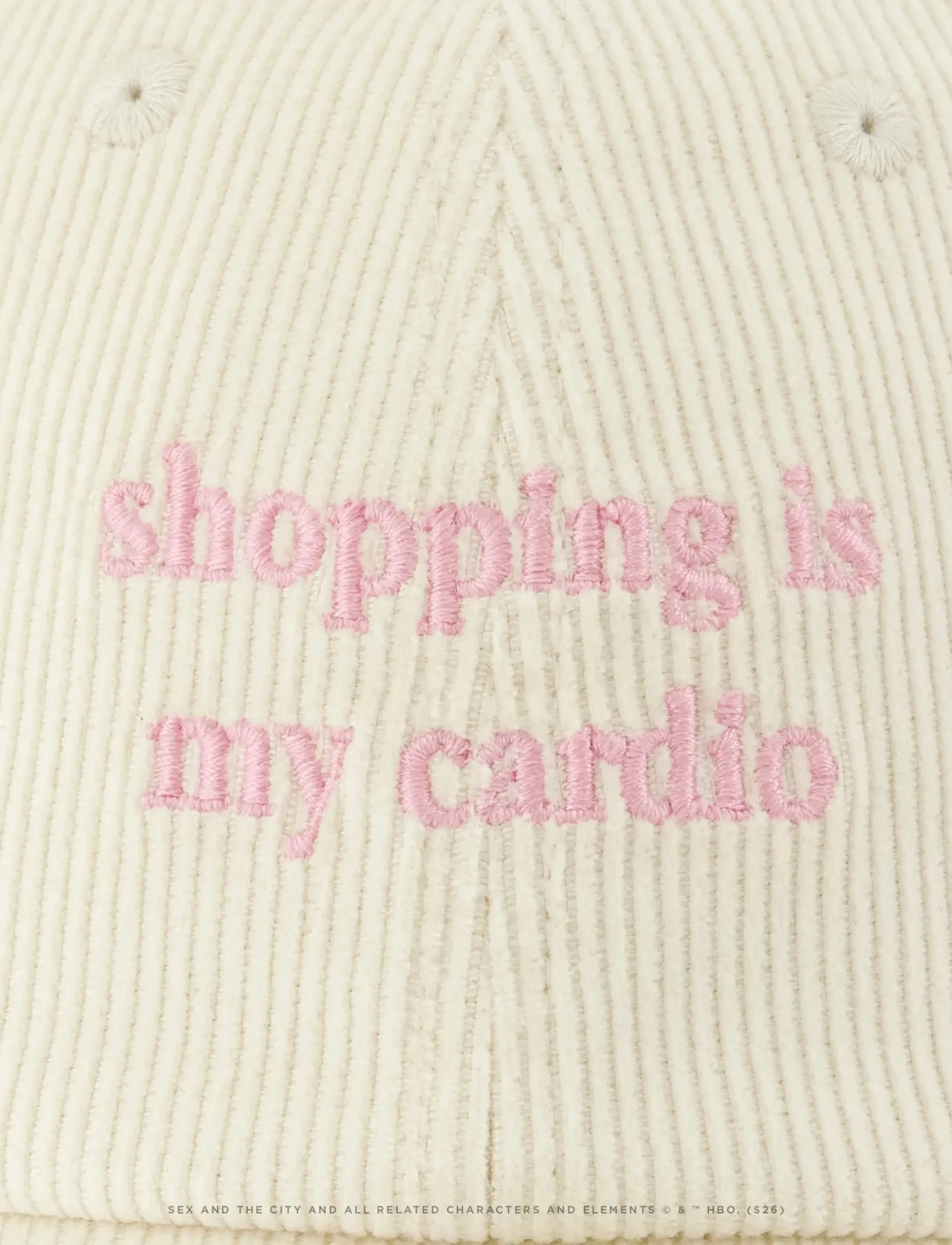Maison Labiche - BEAUMONT SHOPPING IS MY CARDIO - petten - velvet vanilla - 2