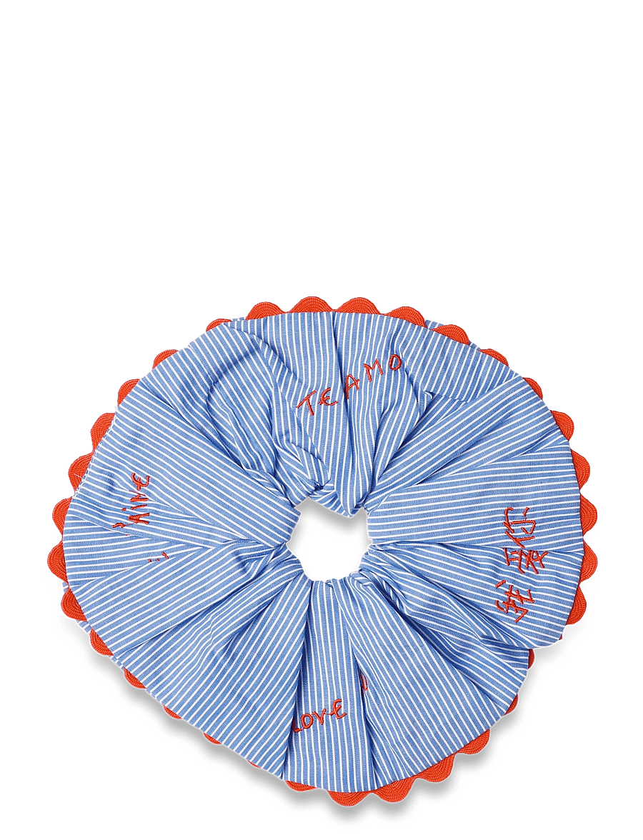 Maison Labiche - DRANEM JE T'AIME TE AMO - krumputeygjur og hárteygjur - stripes blue - 1