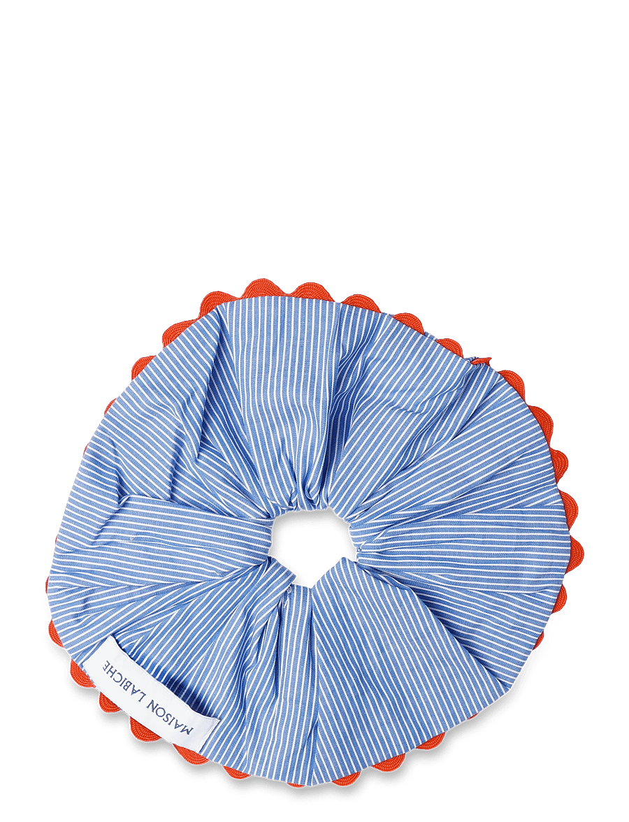 Maison Labiche - DRANEM JE T'AIME TE AMO - krumputeygjur og hárteygjur - stripes blue - 2