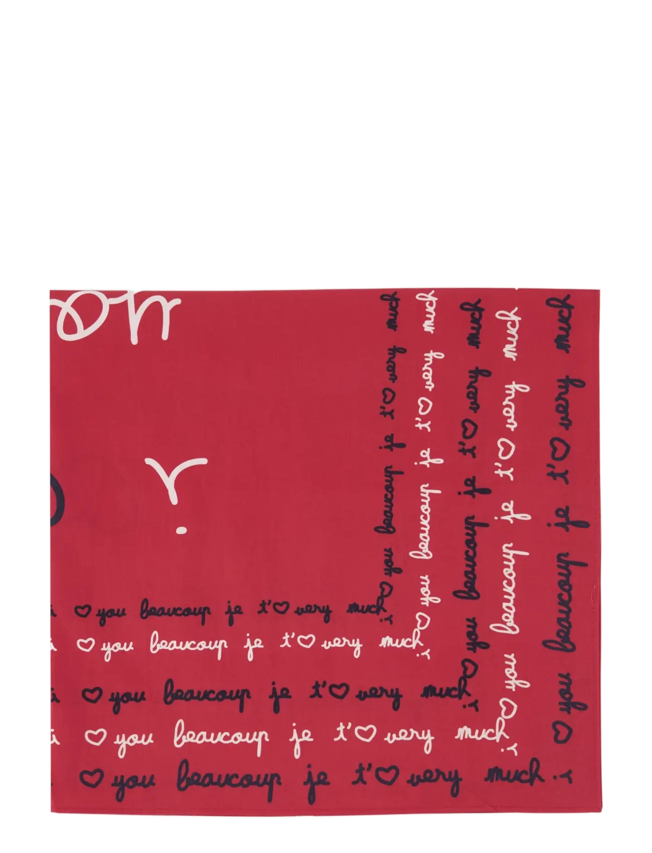 Maison Labiche - LAMPUE I LOVE YOU BEAUCOUP - kerged sallid - pepper red - 2
