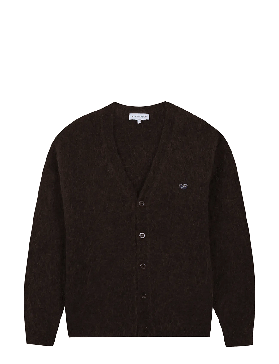 Maison Labiche - ANDIGNE MINI PATCH COEUR - kardiganai - brown - 0