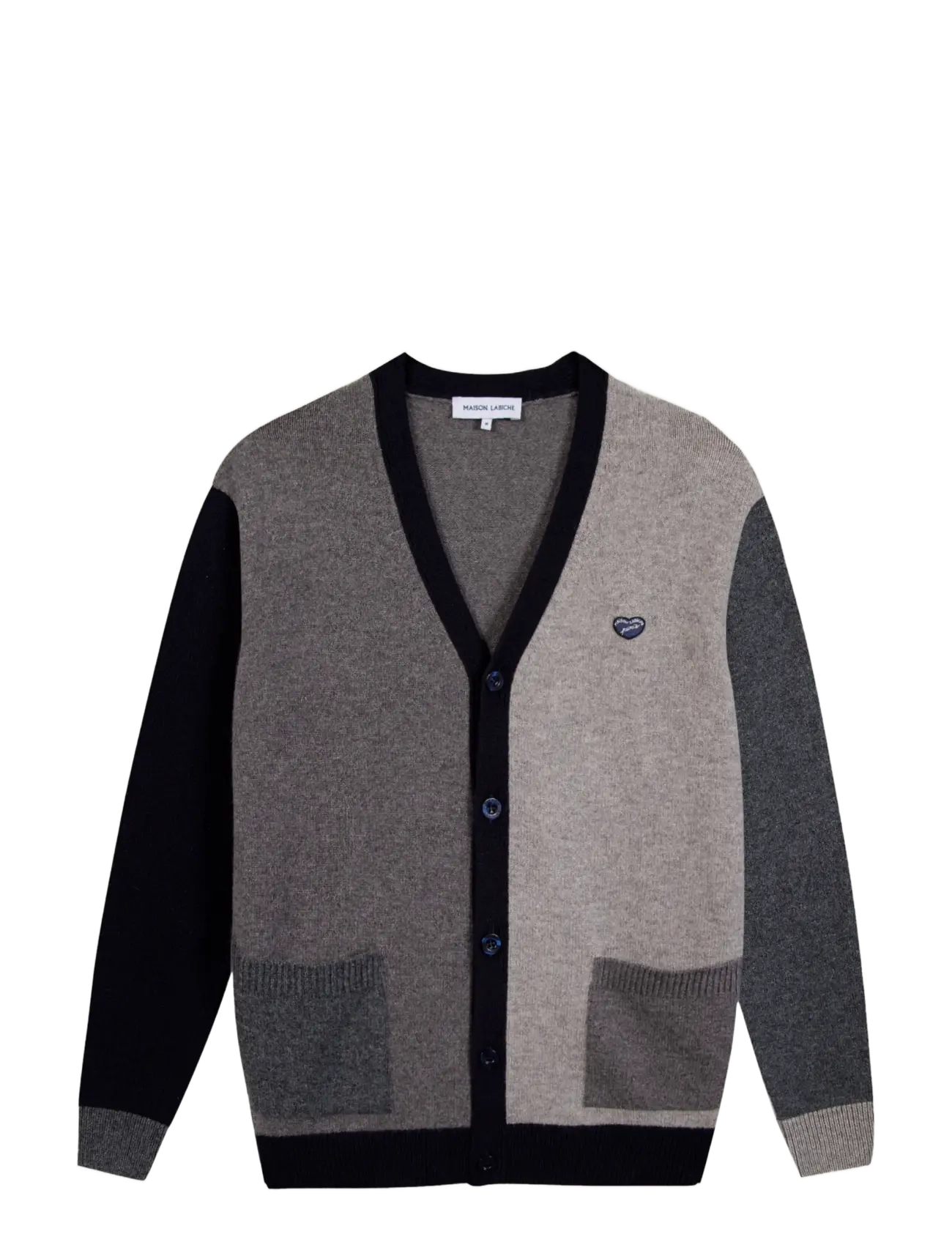 Maison Labiche BALFOURNIER MINI PATCH COEUR - Clothing - COFFEE BEIGE CB / grey