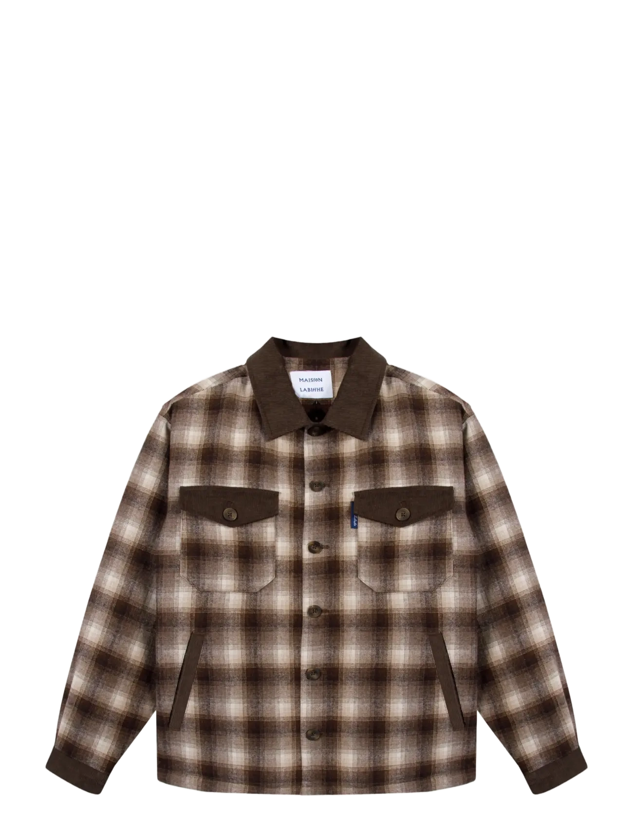 Maison Labiche - CHABRIER NB - plaid sand blue - 1