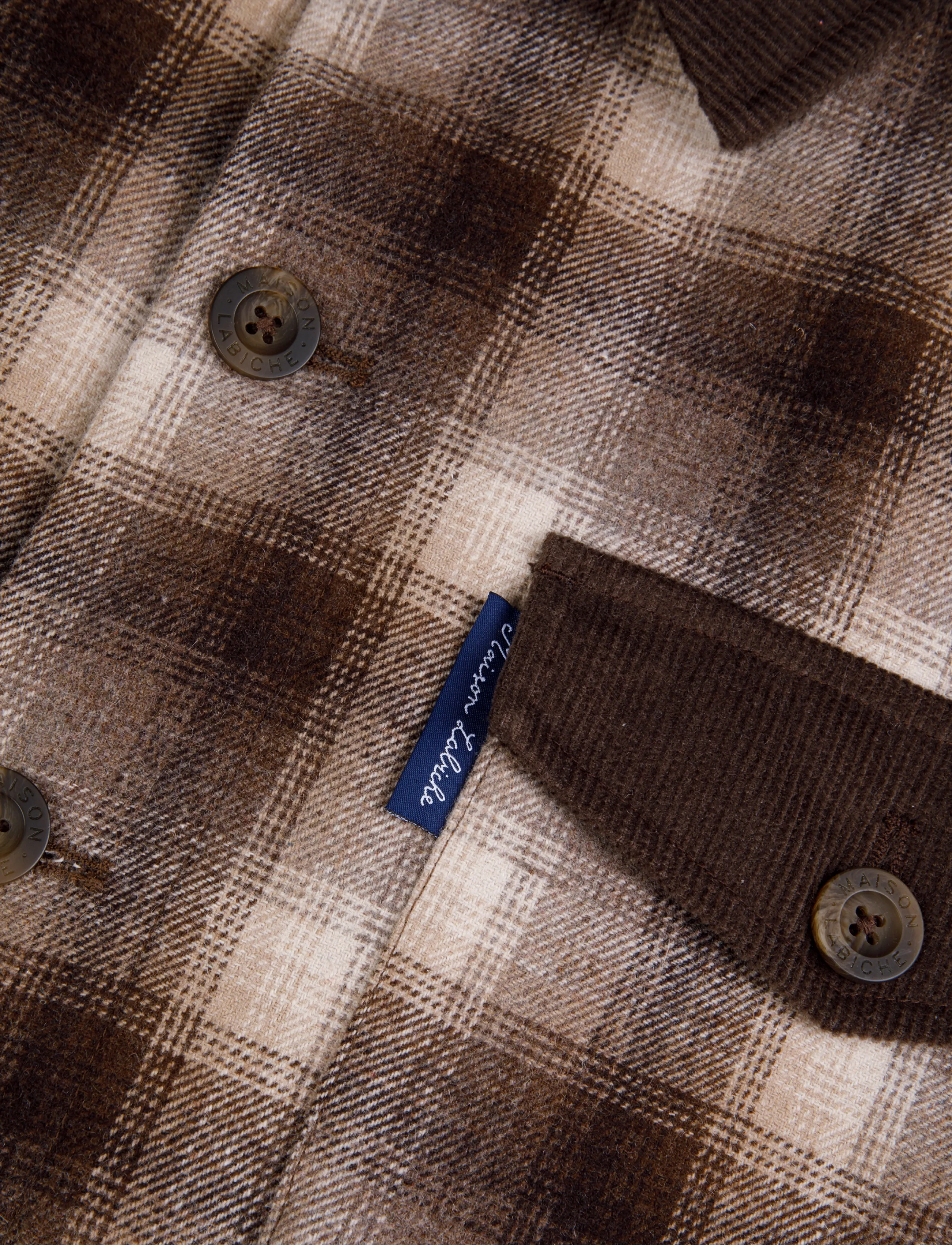 Maison Labiche - CHABRIER NB - plaid sand blue - 5