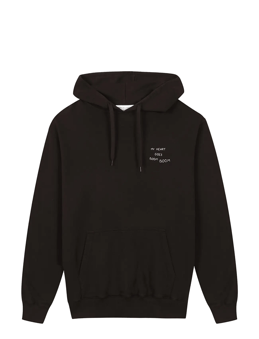 Maison Labiche - CROZATIER HEART GOES BOOM/GOTS - hoodies - dark roast - 1