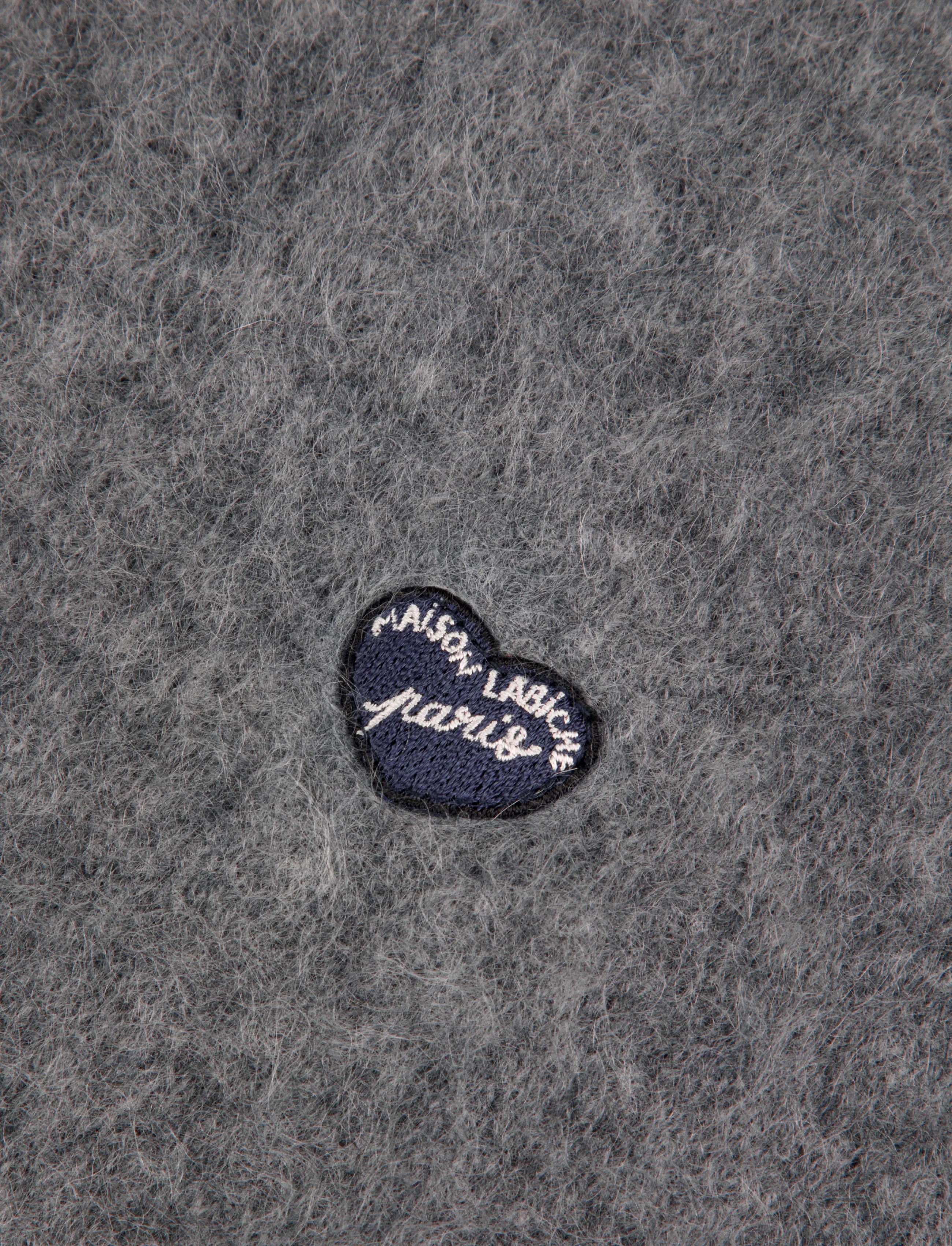 Maison Labiche - ESPEREY MINI PATCH COEUR - dark heather grey - 5