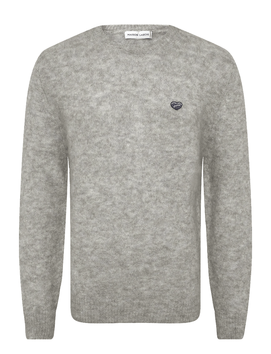 Maison Labiche - GRAND CERF COEUR - round necks - oatmeal beige - 0