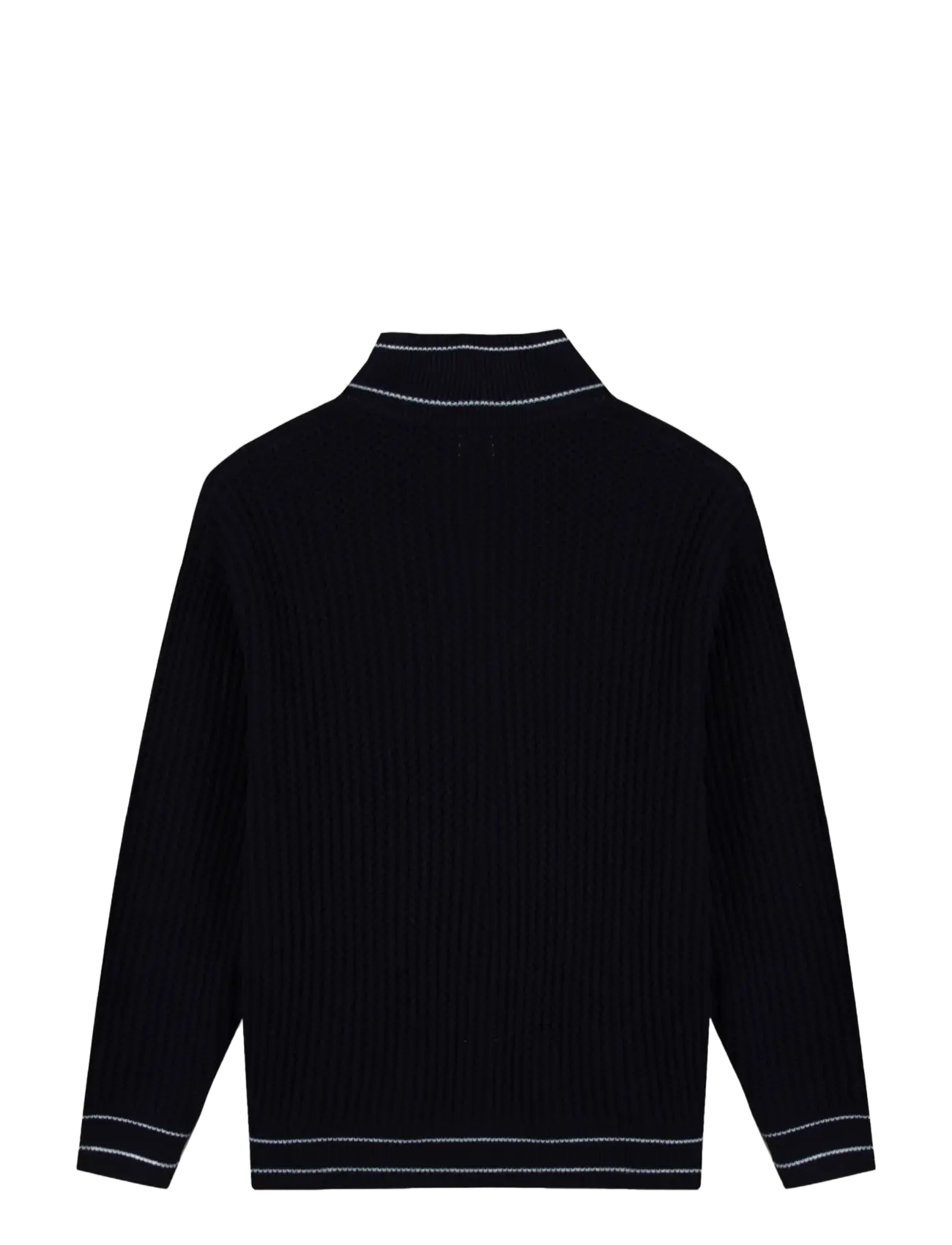 Maison Labiche - KELNER PATCH COEUR - full zip jumpers - navy slate blue - 1