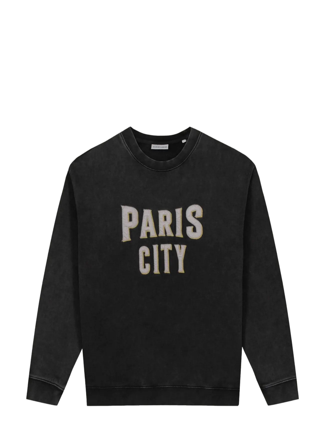 Maison Labiche Ledru Paris City / Gots, XL, Black, Sweatshirts & Hættetrøjer > Sweatshirts, Herre
