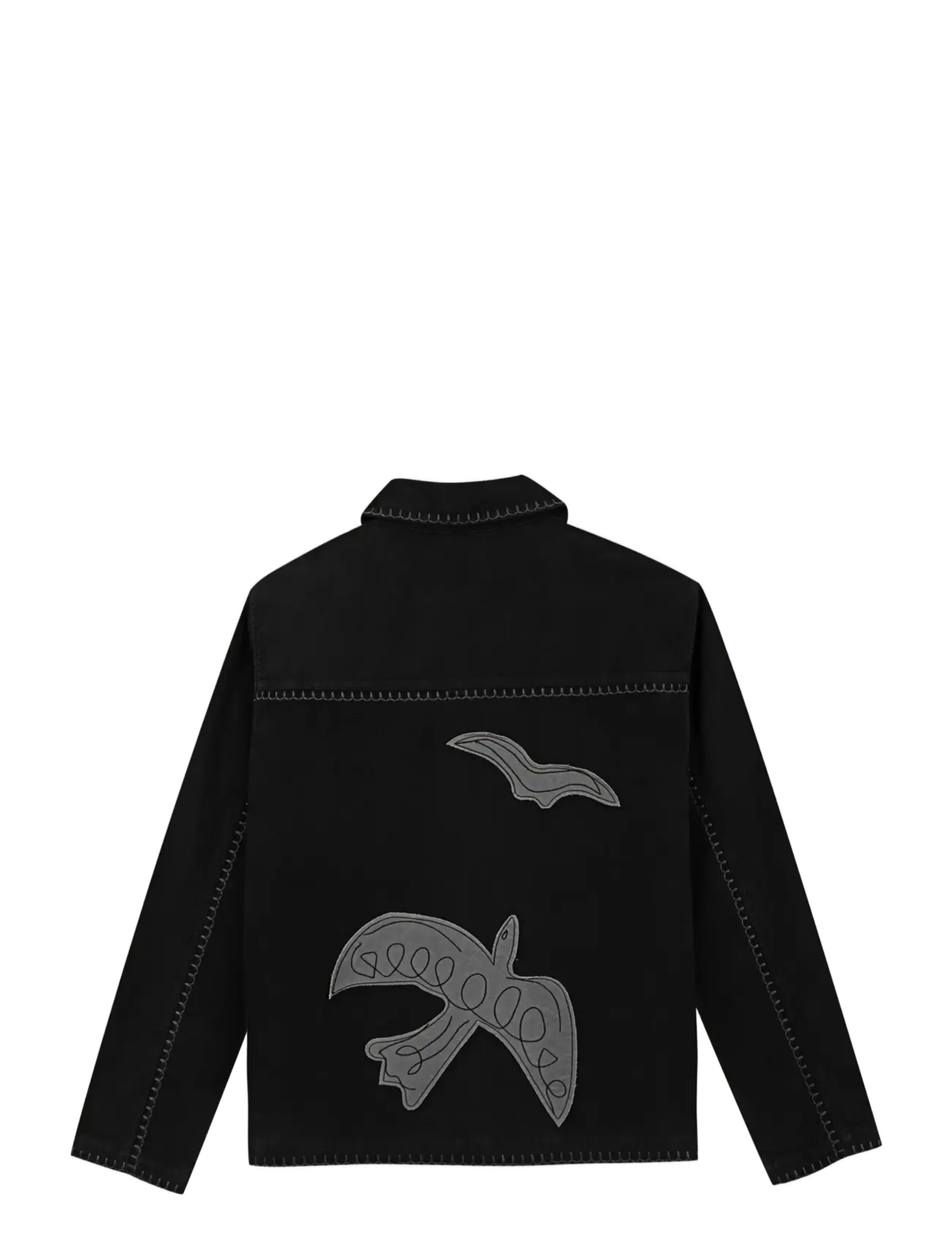 Maison Labiche - LEMONNIER BIRDS - herbstjacken - carbon washed - 1