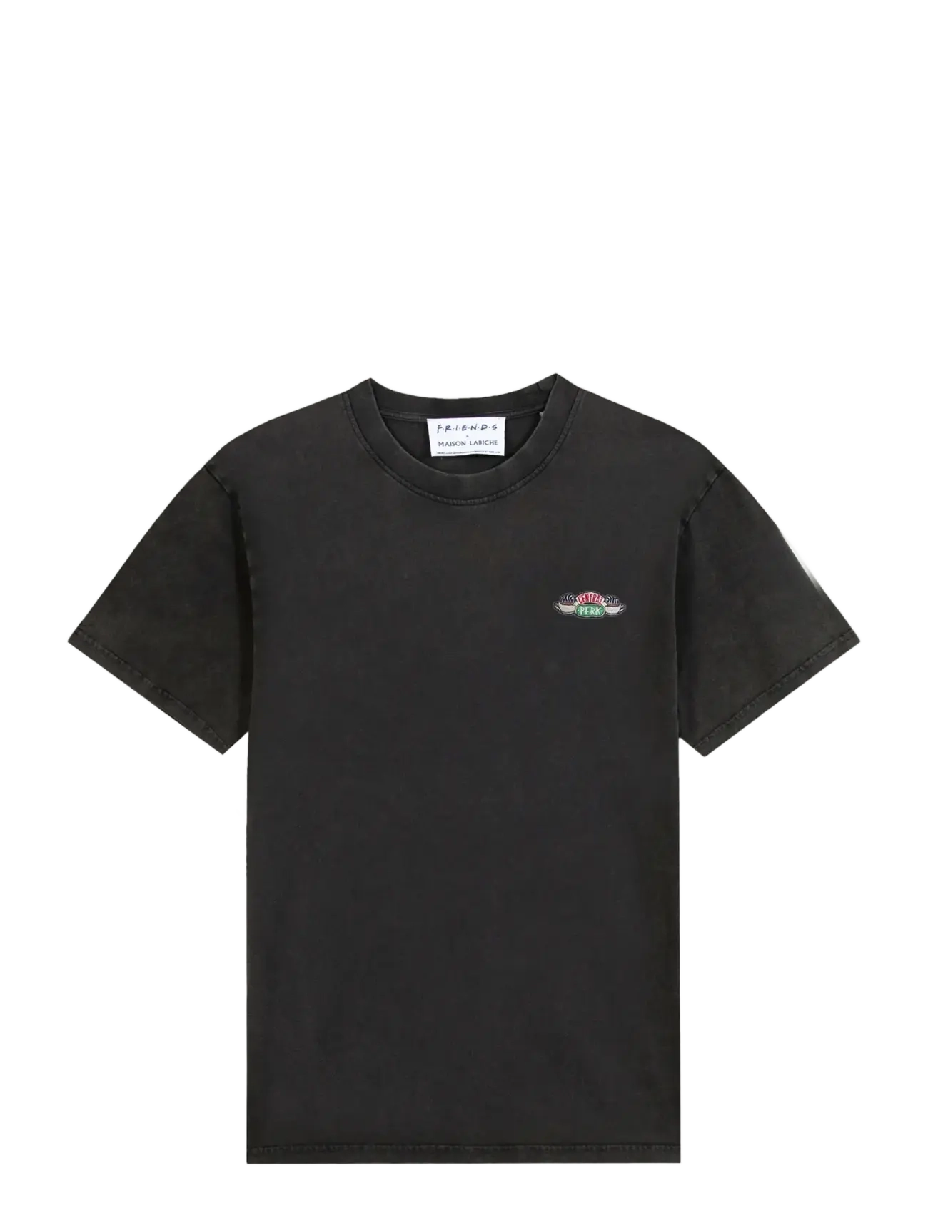 Maison Labiche Patureau Central Perk /Gots, M, Black, T-Shirts & Toppe > Kortærmede, Dame