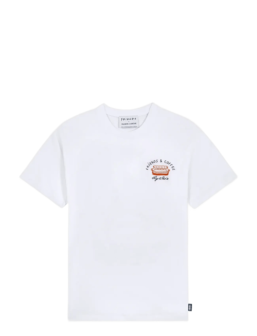 Maison Labiche - PATUREAU FRIENDS & COFFEE/GOTS - t-shirts - white - 0
