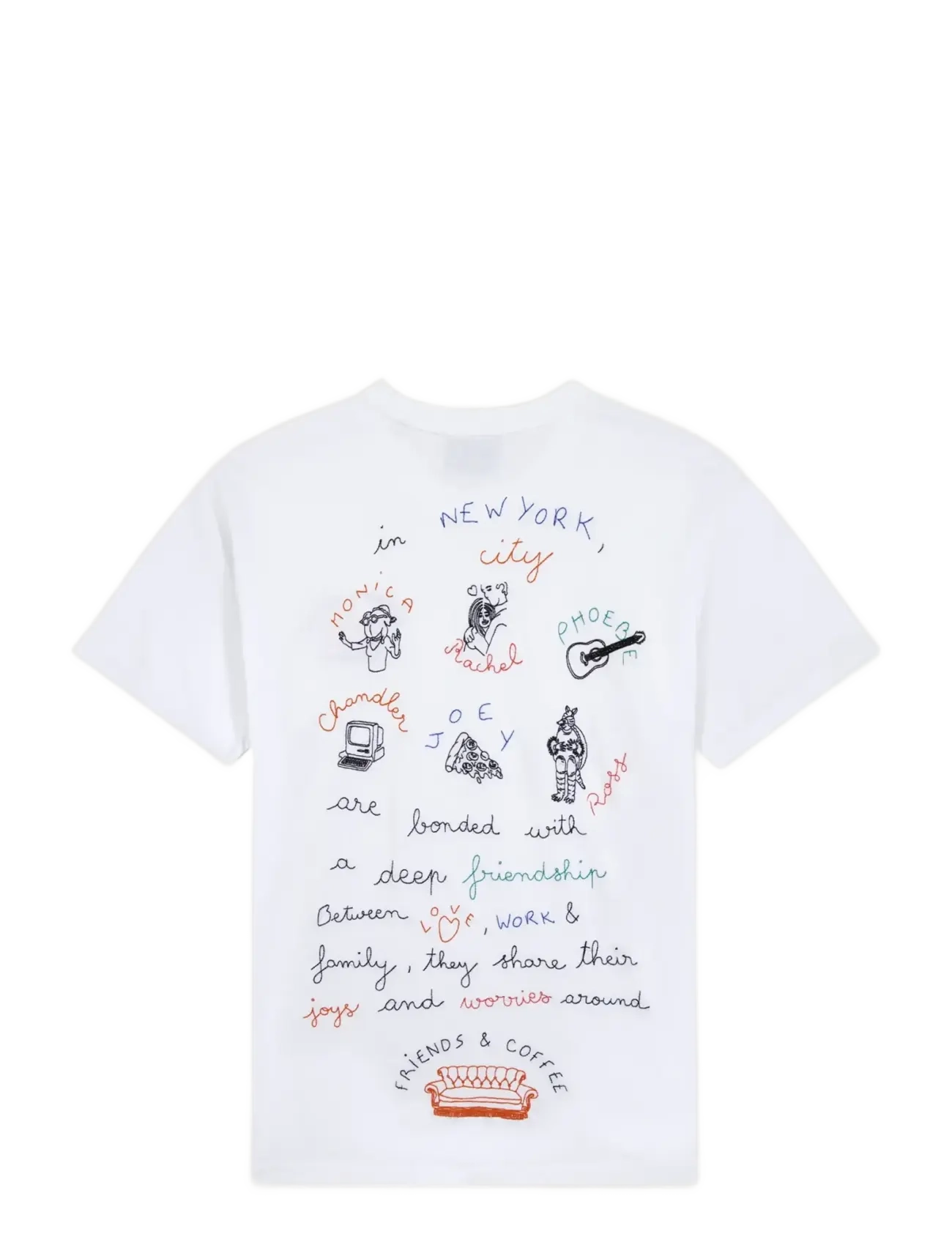 Maison Labiche - PATUREAU FRIENDS & COFFEE/GOTS - t-shirts - white - 1