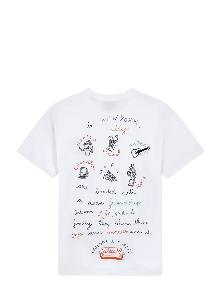 Maison Labiche - PATUREAU FRIENDS & COFFEE/GOTS - t-shirts - white - 1