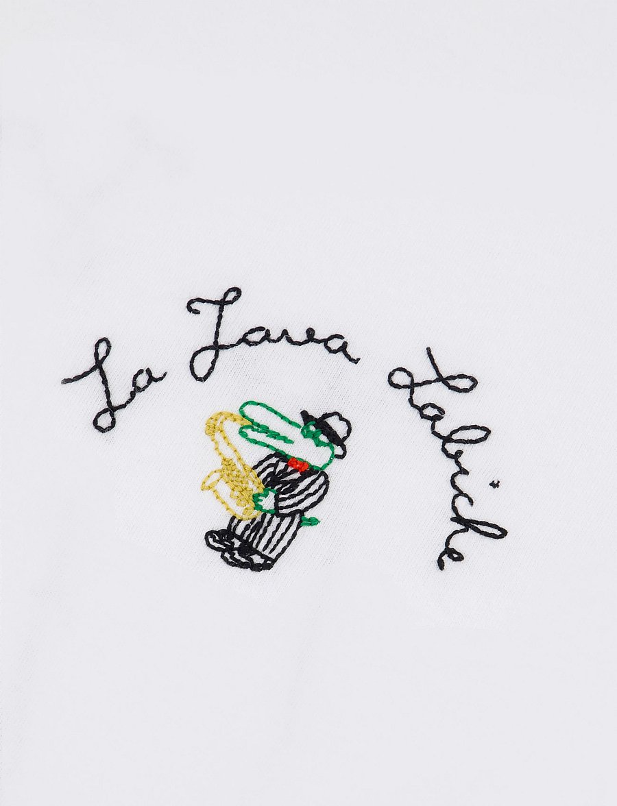Maison Labiche - PATUREAU LA JAVA LABICHE/ GOTS - kortärmade t-shirts - white - 2