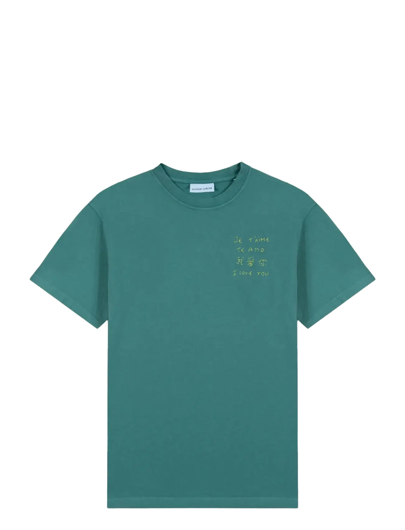 Maison Labiche PATUREAU JE T'AIME / GOTS - Vis alt - SEA GREEN WASHED / green