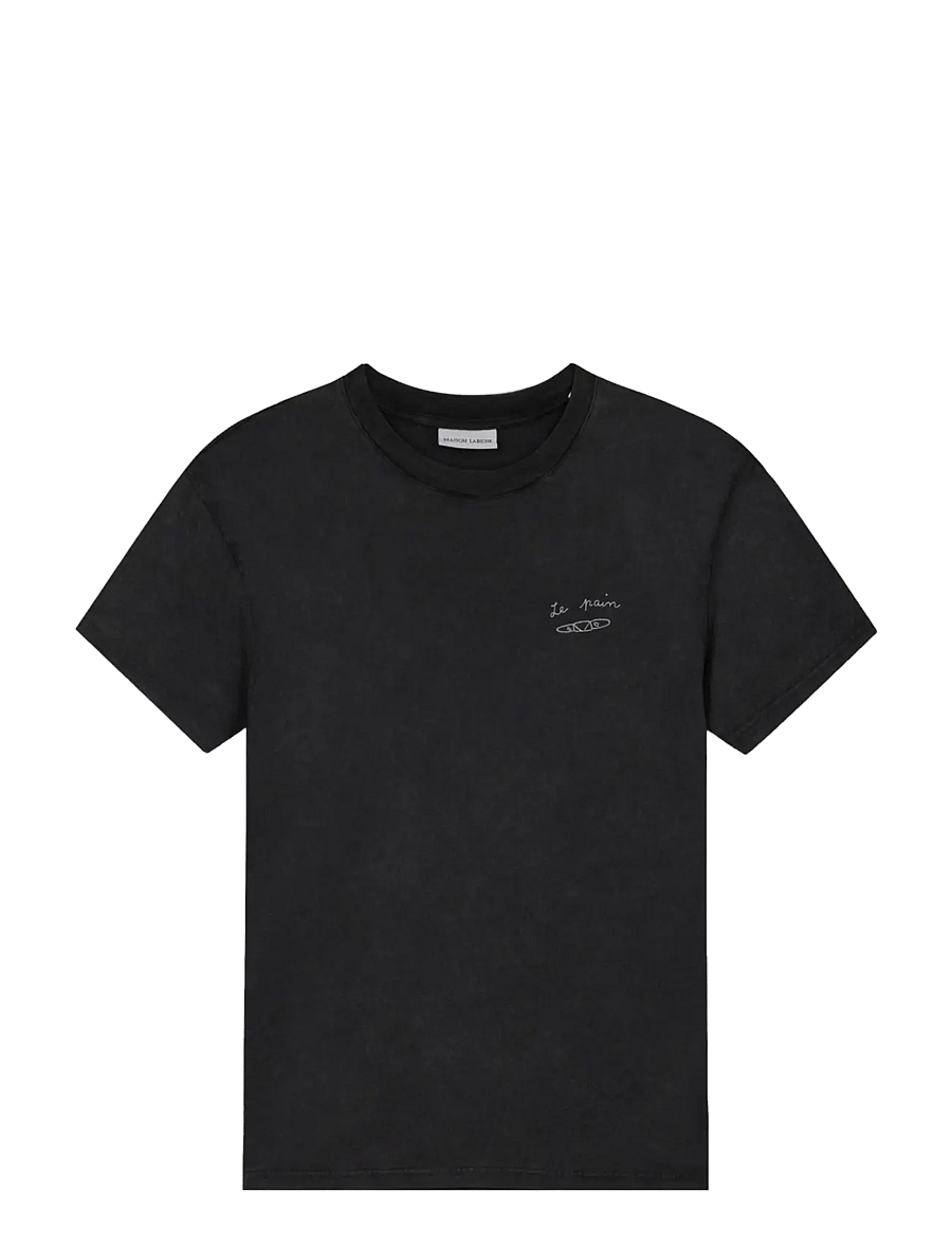Maison Labiche - POPINCOURT LE PAIN / GOTS - kortärmade t-shirts - carbon washed - 0