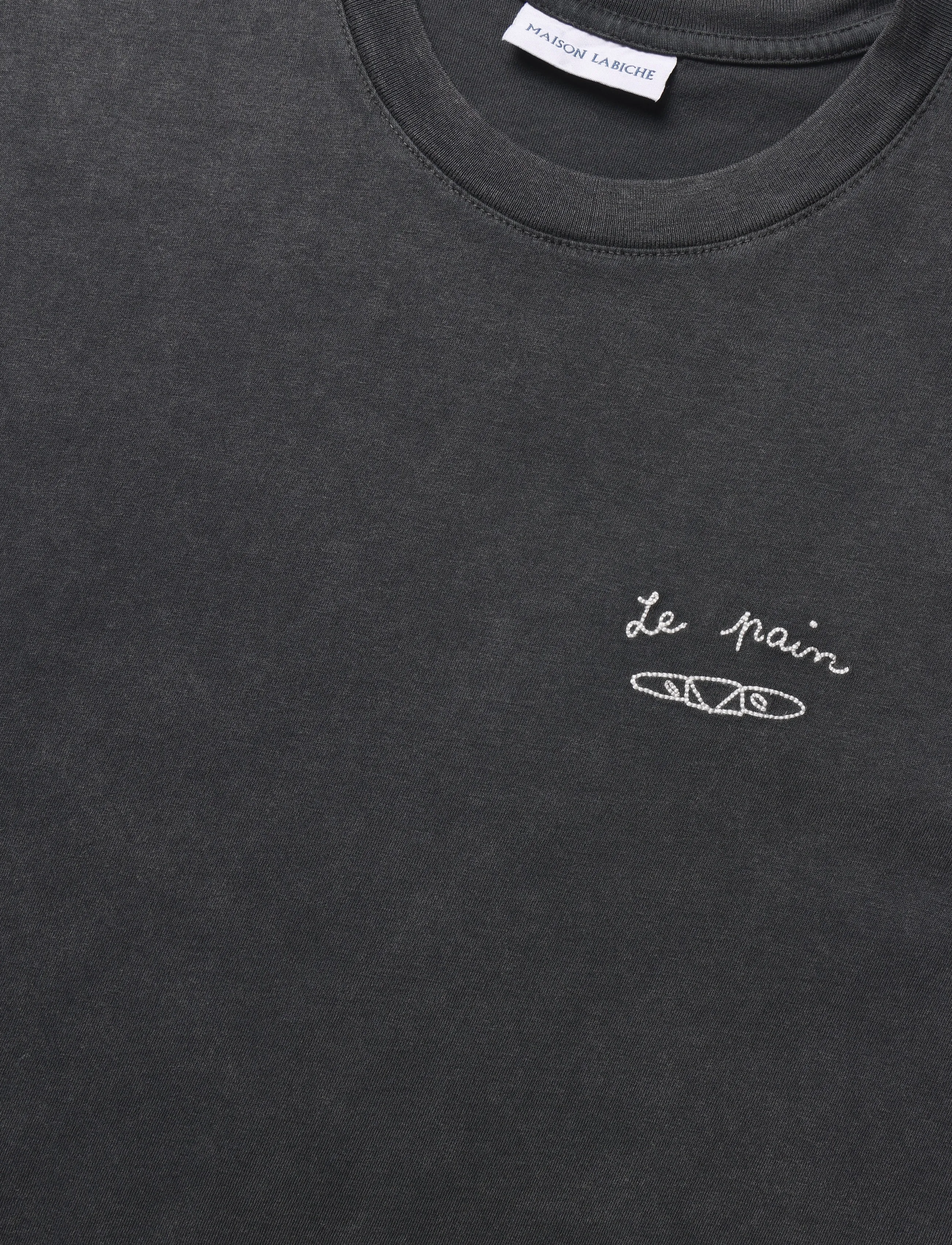 Maison Labiche - POPINCOURT LE PAIN / GOTS - kortærmede t-shirts - carbon washed - 5