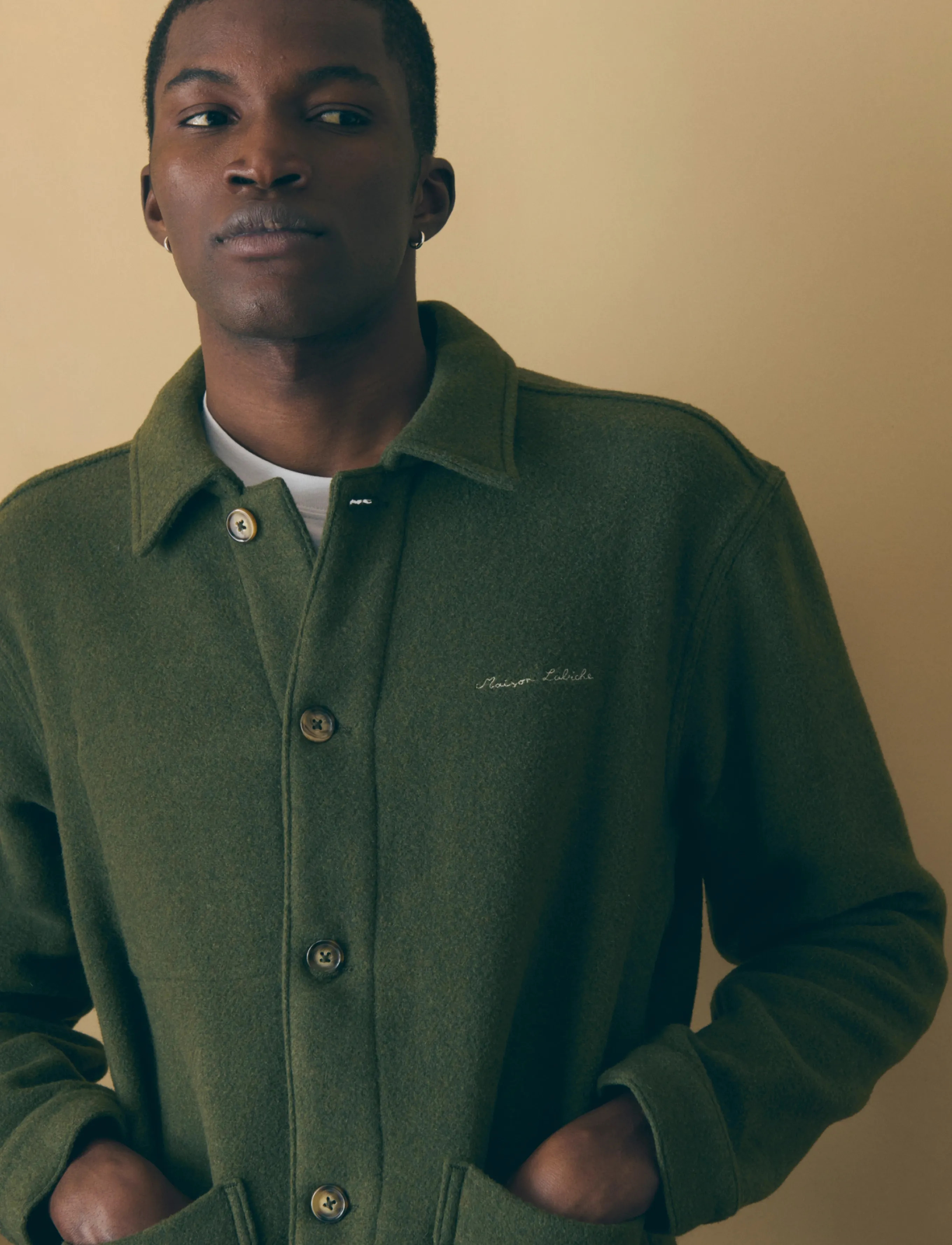 Maison Labiche - SEBASTO MAISON LABICHE - wool camo green - 4