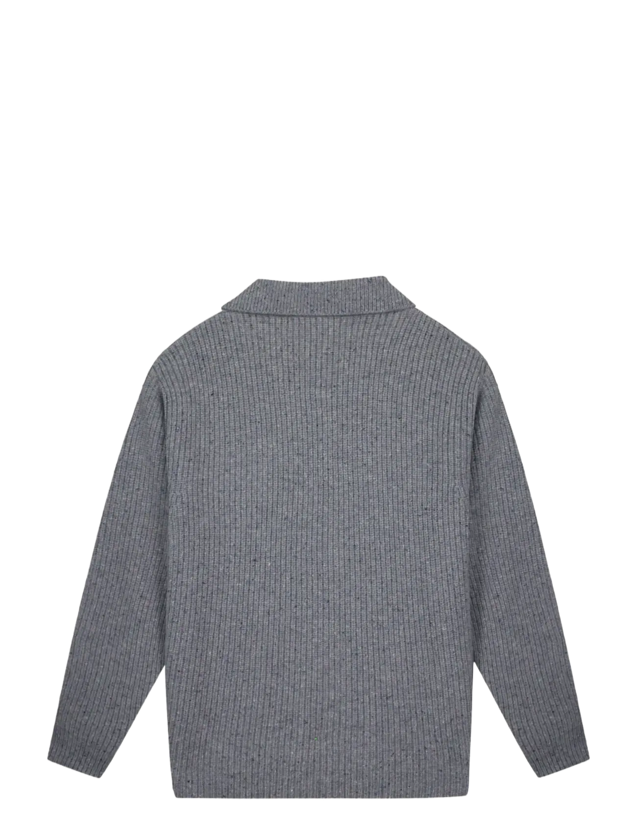 Maison Labiche - TOULLIER PATCH COEUR - langärmelige strick-polohemden - light heather grey - 1