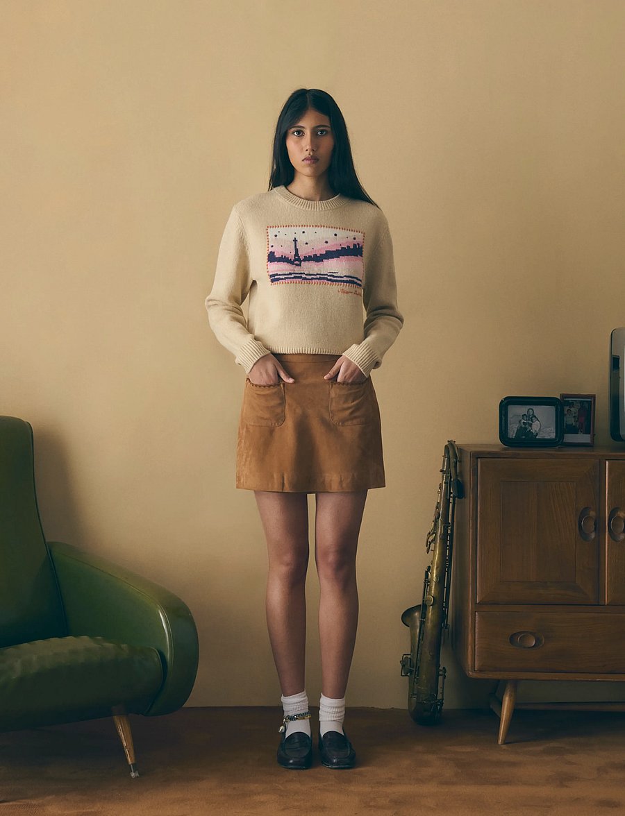 Maison Labiche - ASNIER LEATHER - skinnkjolar - natural leather - 0