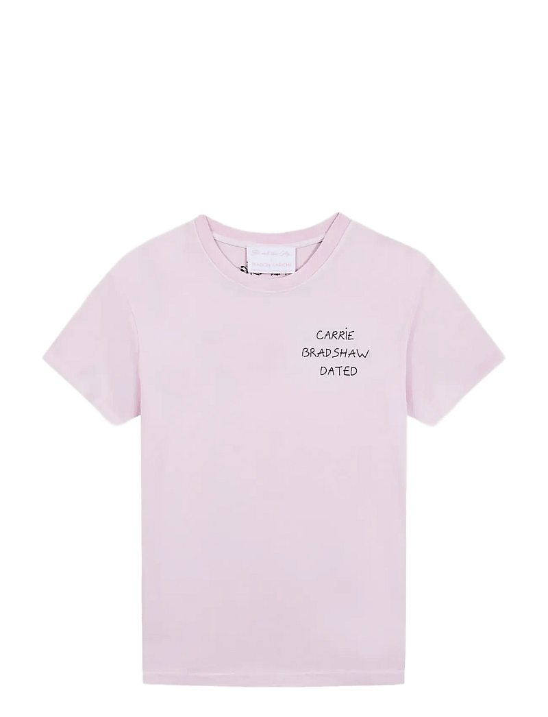 Maison Labiche - BAINVILLE CARRIE DATED /GOTS - t-shirts - city pink washed - 0
