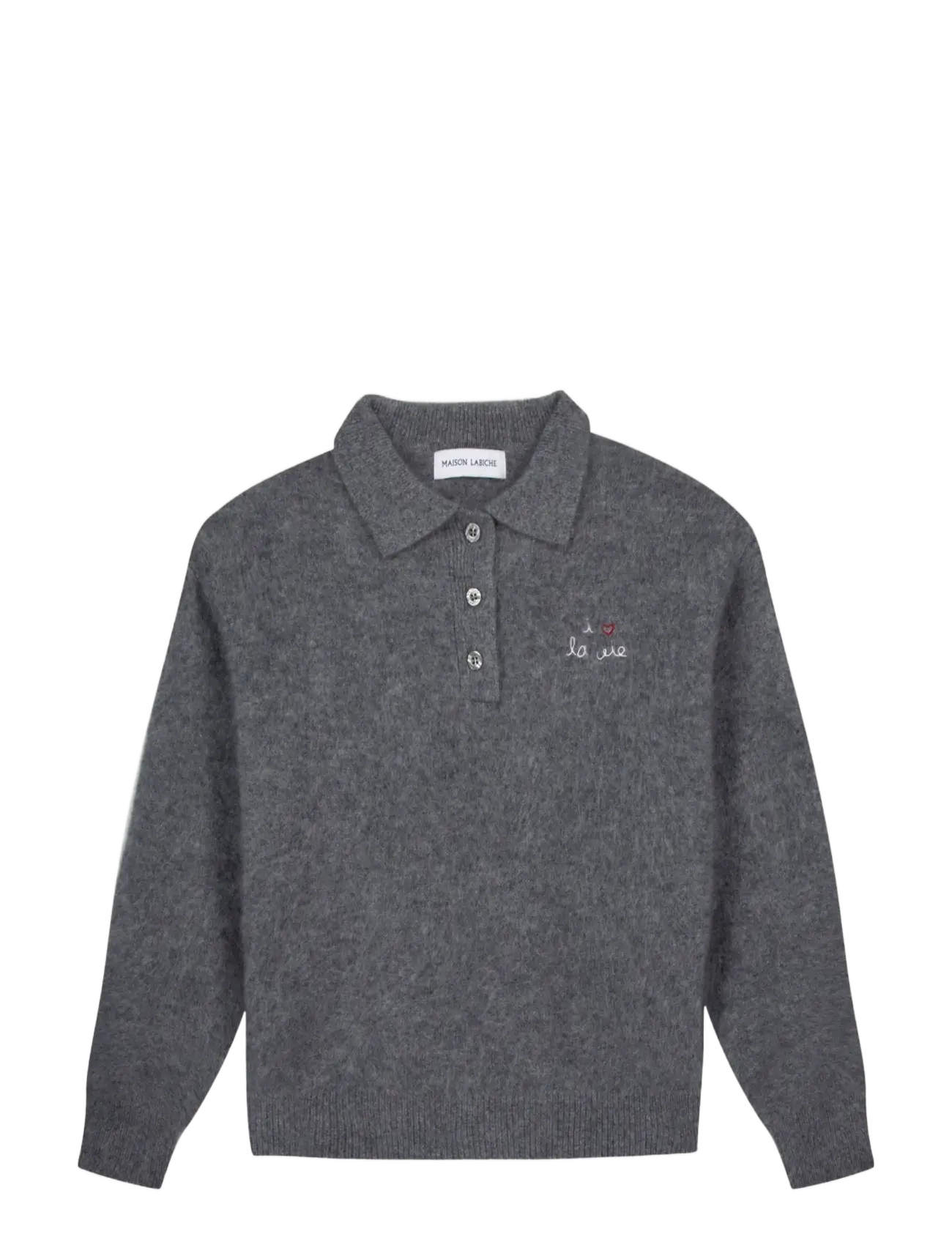 Maison Labiche BRAZZA I LOVE LA VIE - Clothing - DARK HEATHER GREY / grey