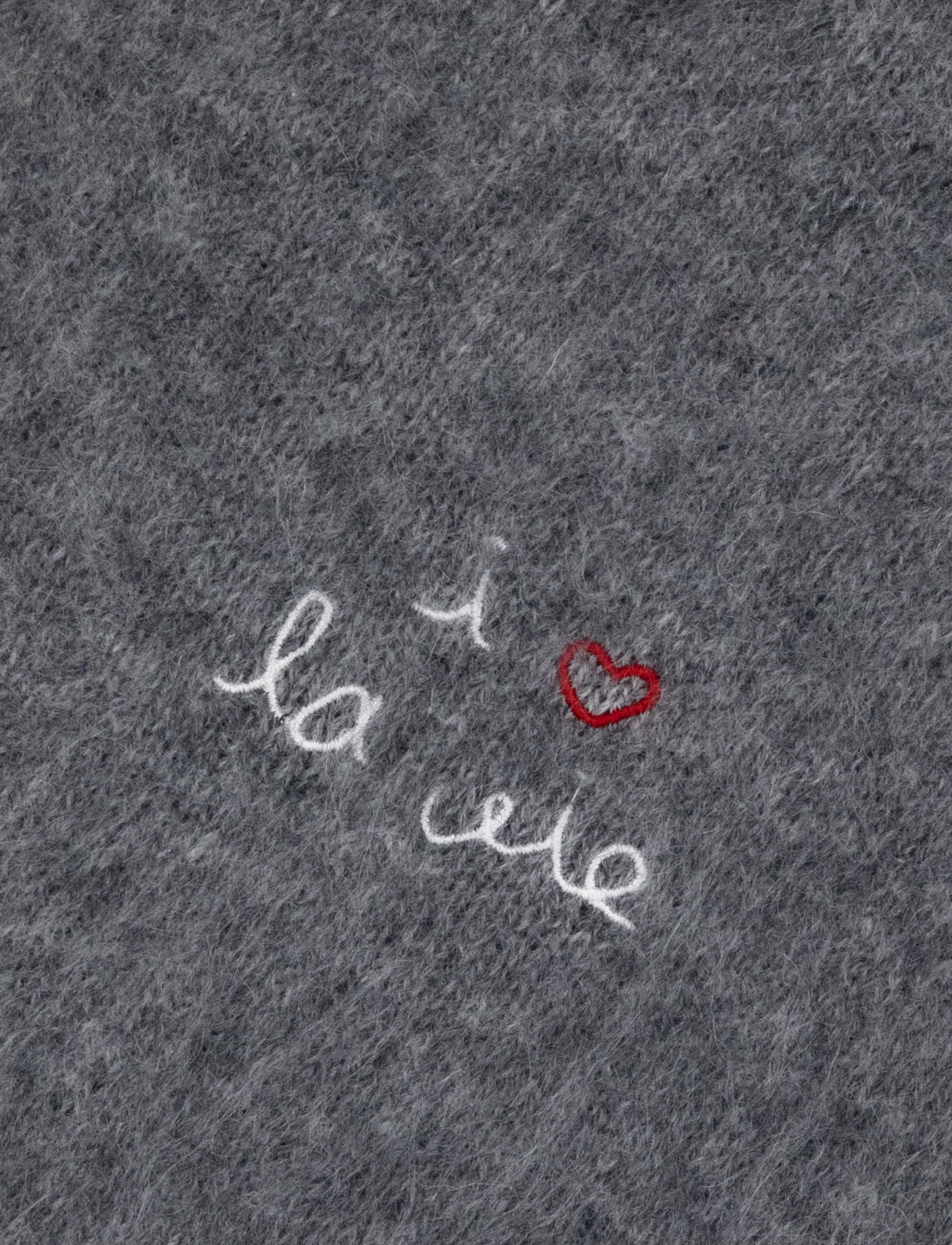 Maison Labiche - BRAZZA I LOVE LA VIE - dark heather grey - 5