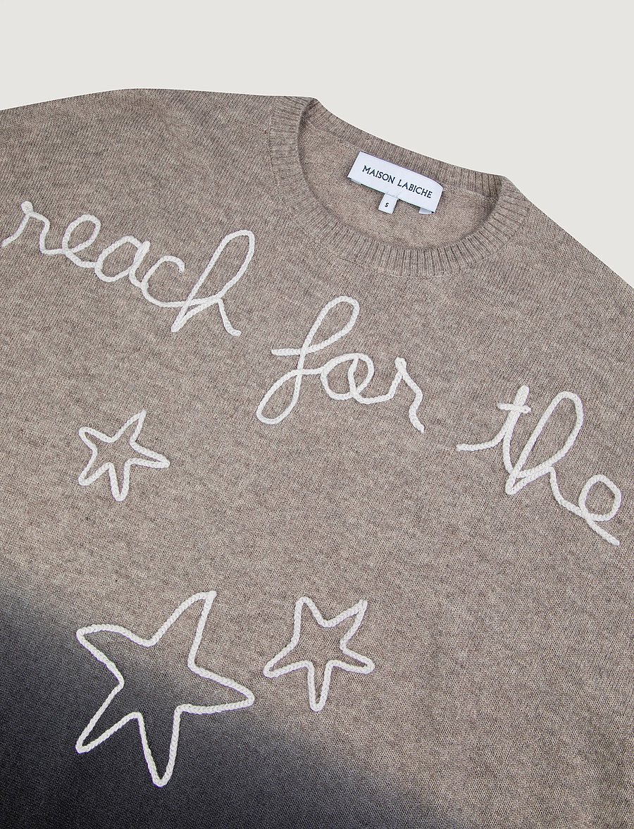 Maison Labiche - BUZELIN REACH FOR THE STARS - kašmiir - sepia brown deep die - 2