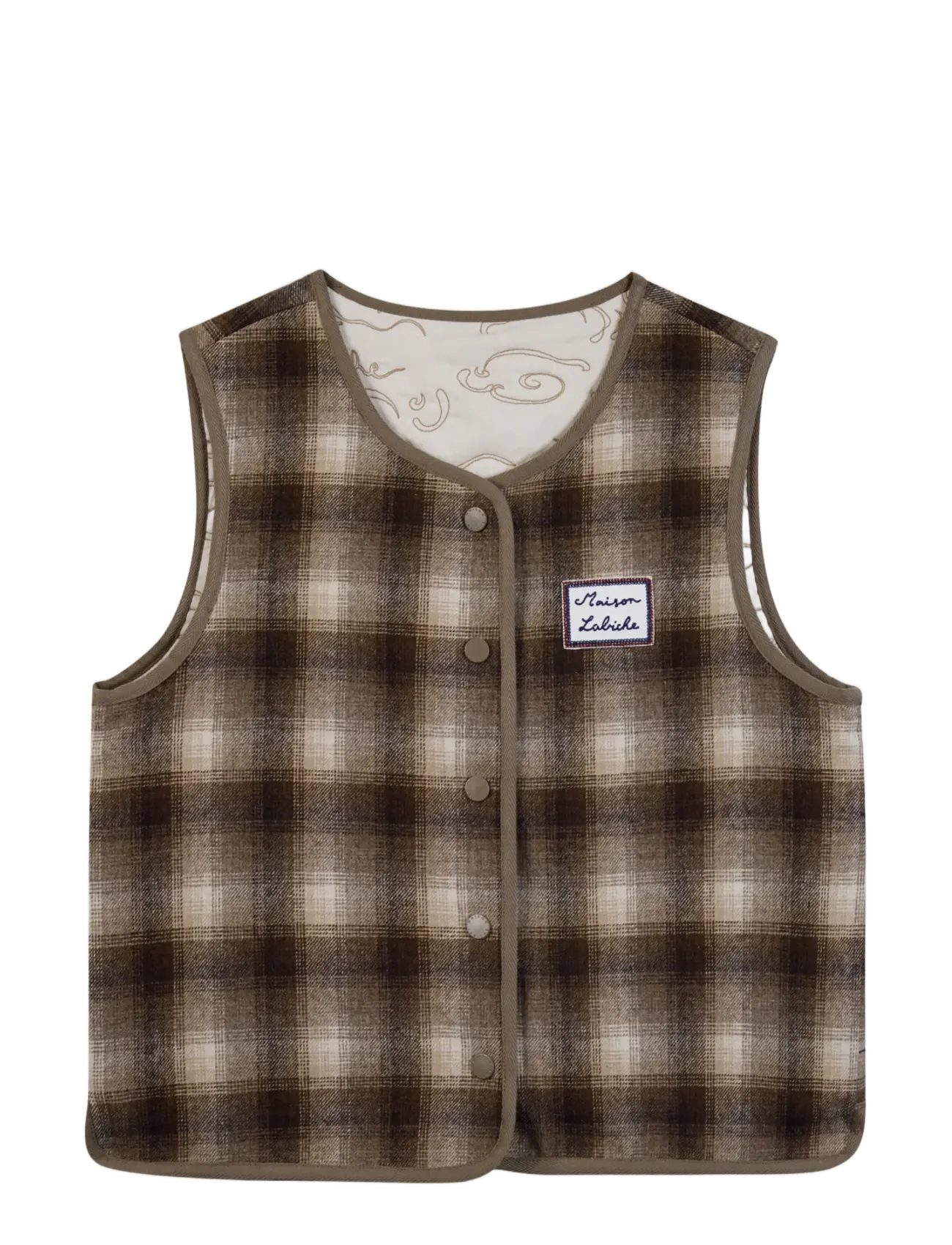 Maison Labiche Dupin Maison Labiche, Kvinder, Ternet Vest, Brun, Str: S