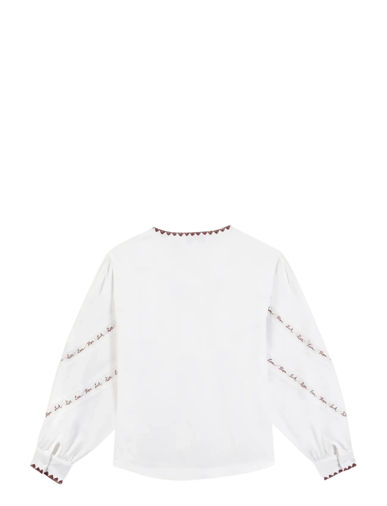 Maison Labiche - MALBRANCHE HOPE LUCK FAITH - långärmade skjortor - ivory - 1