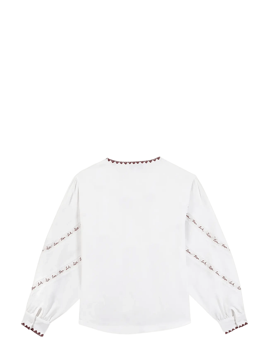 Maison Labiche - MALBRANCHE HOPE LUCK FAITH - långärmade skjortor - ivory - 1