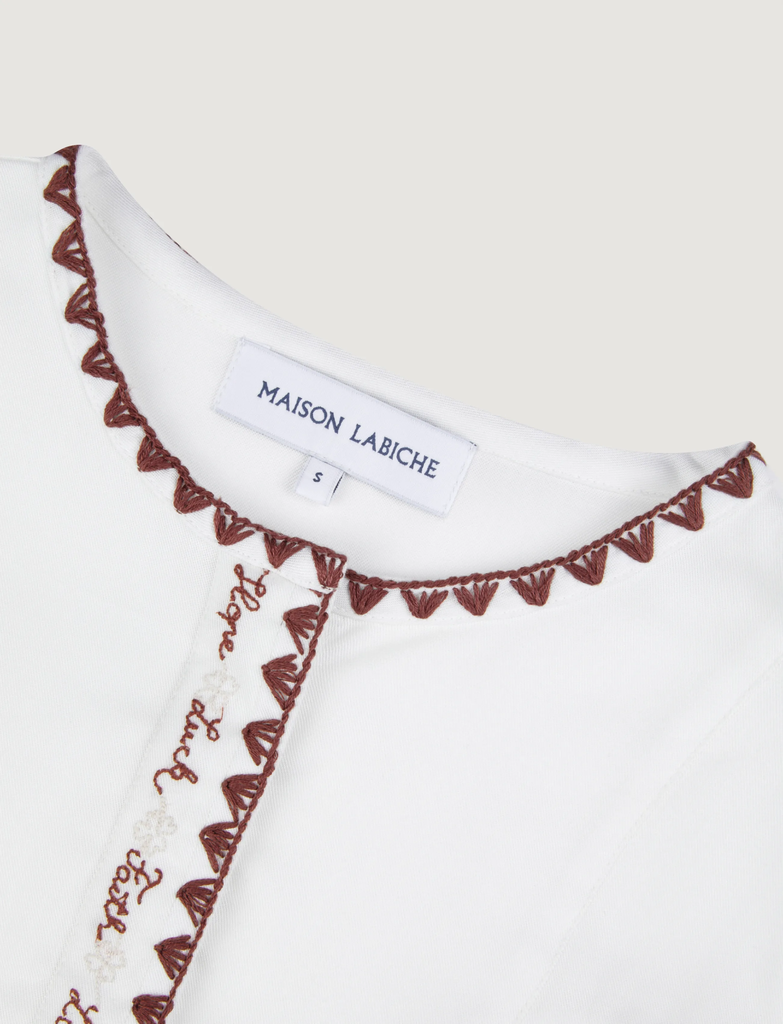 Maison Labiche - MALBRANCHE HOPE LUCK FAITH - långärmade skjortor - ivory - 2